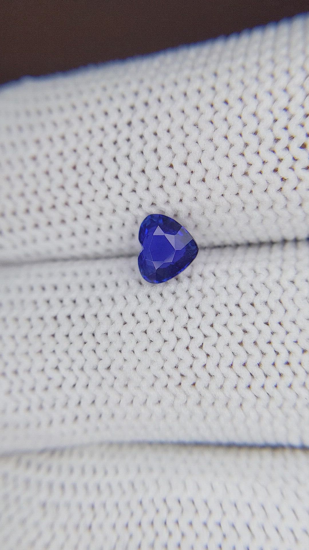 0.74 Ct. Blue Sapphire from Madagascar Size Video