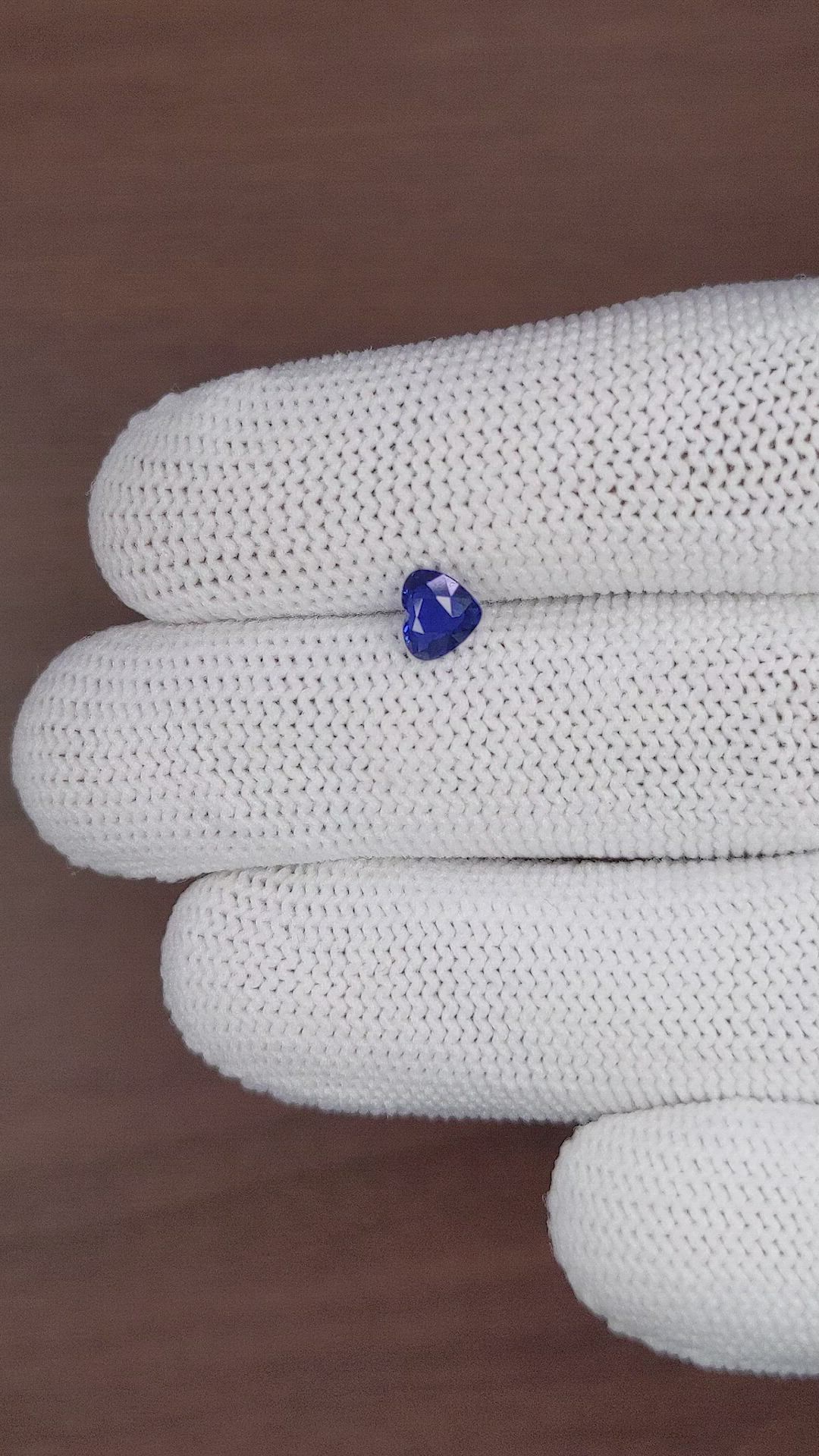 0.74 Ct. Blue Sapphire from Madagascar Size Video