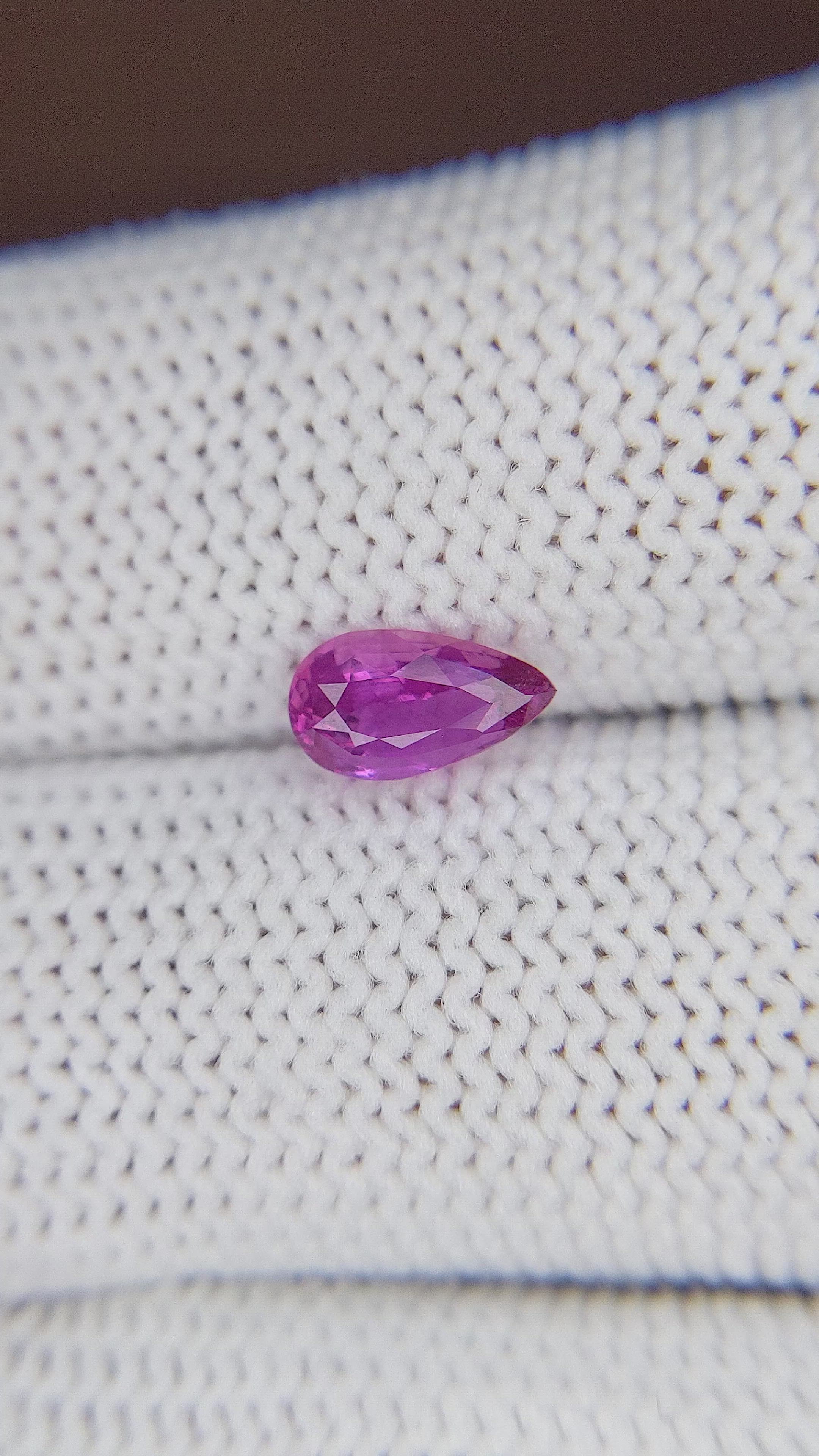 1.03 Ct. Pink Sapphire from Madagascar Size Video