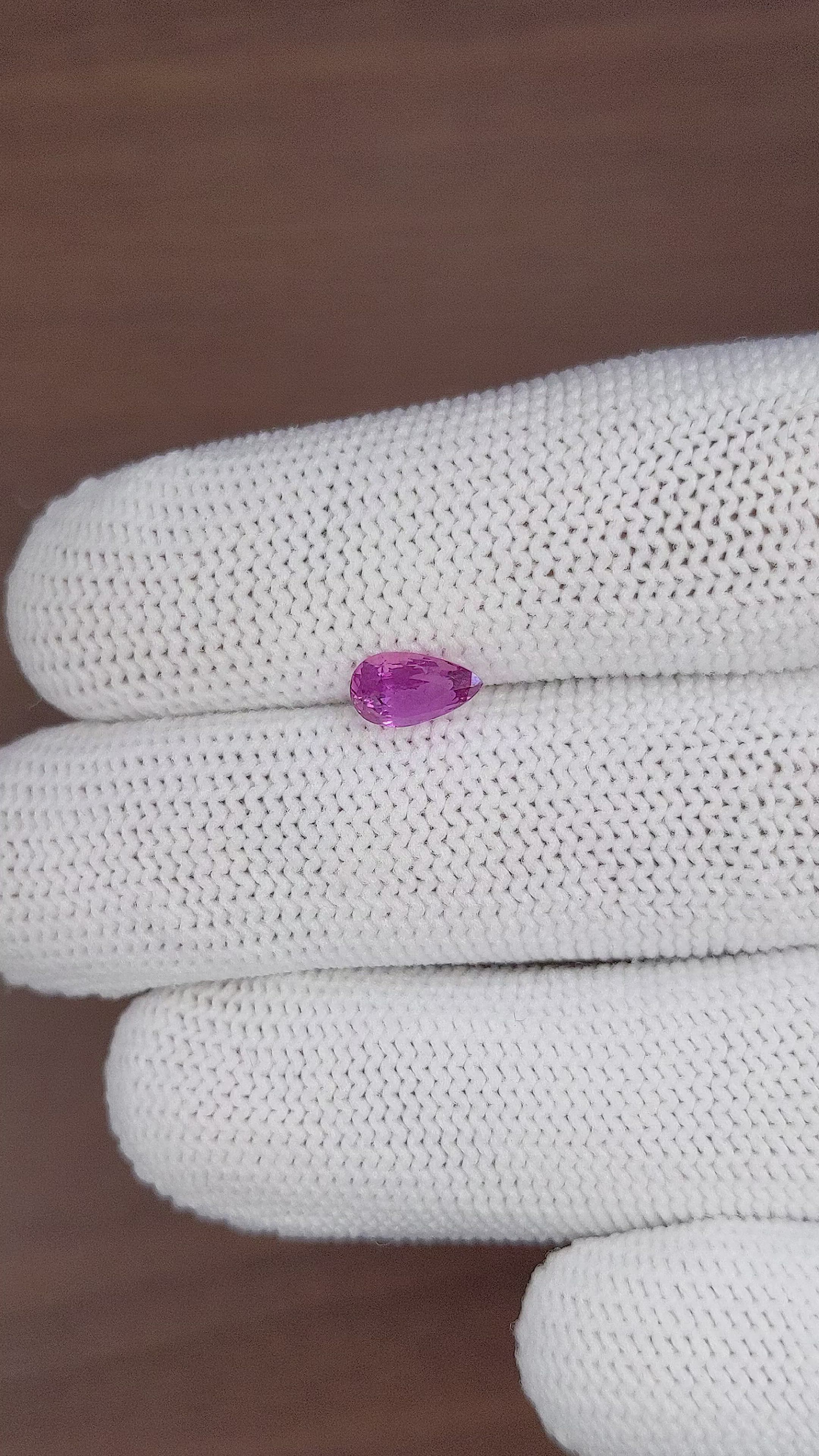 1.03 Ct. Pink Sapphire from Madagascar Size Video