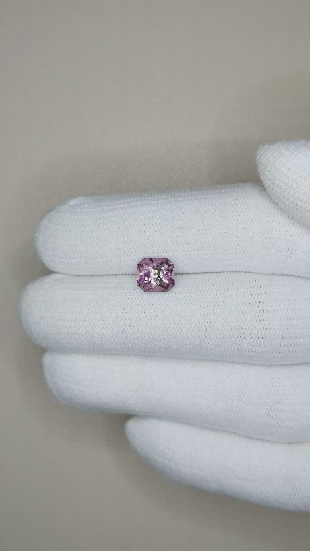 1.44 Ct. Pink Sapphire from Ceylon (Sri Lanka) Size Video