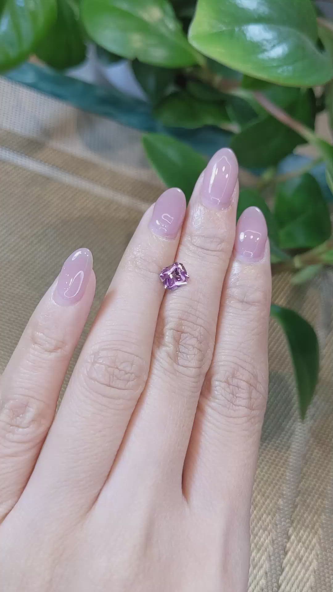 1.44 Ct. Pink Sapphire from Ceylon (Sri Lanka) Size Video