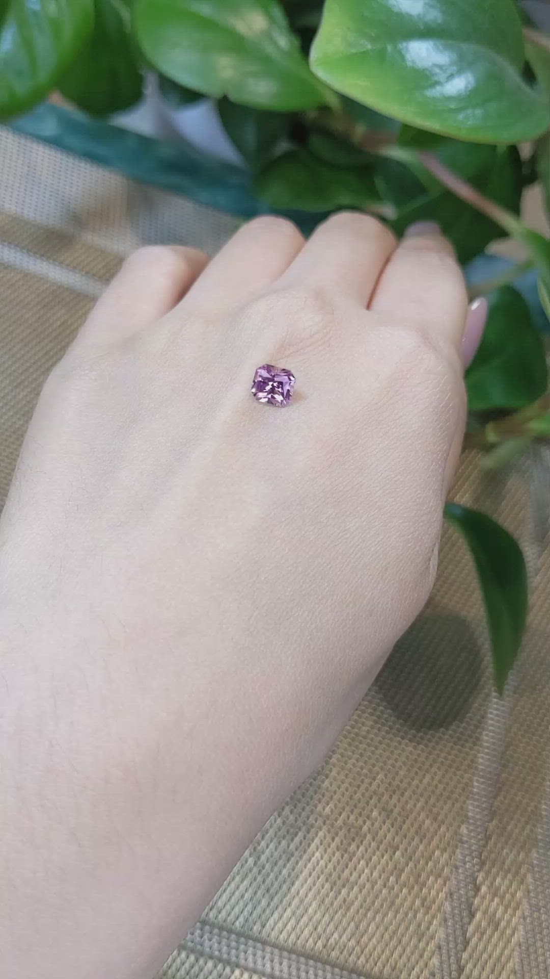 1.44 Ct. Pink Sapphire from Ceylon (Sri Lanka) Size Video