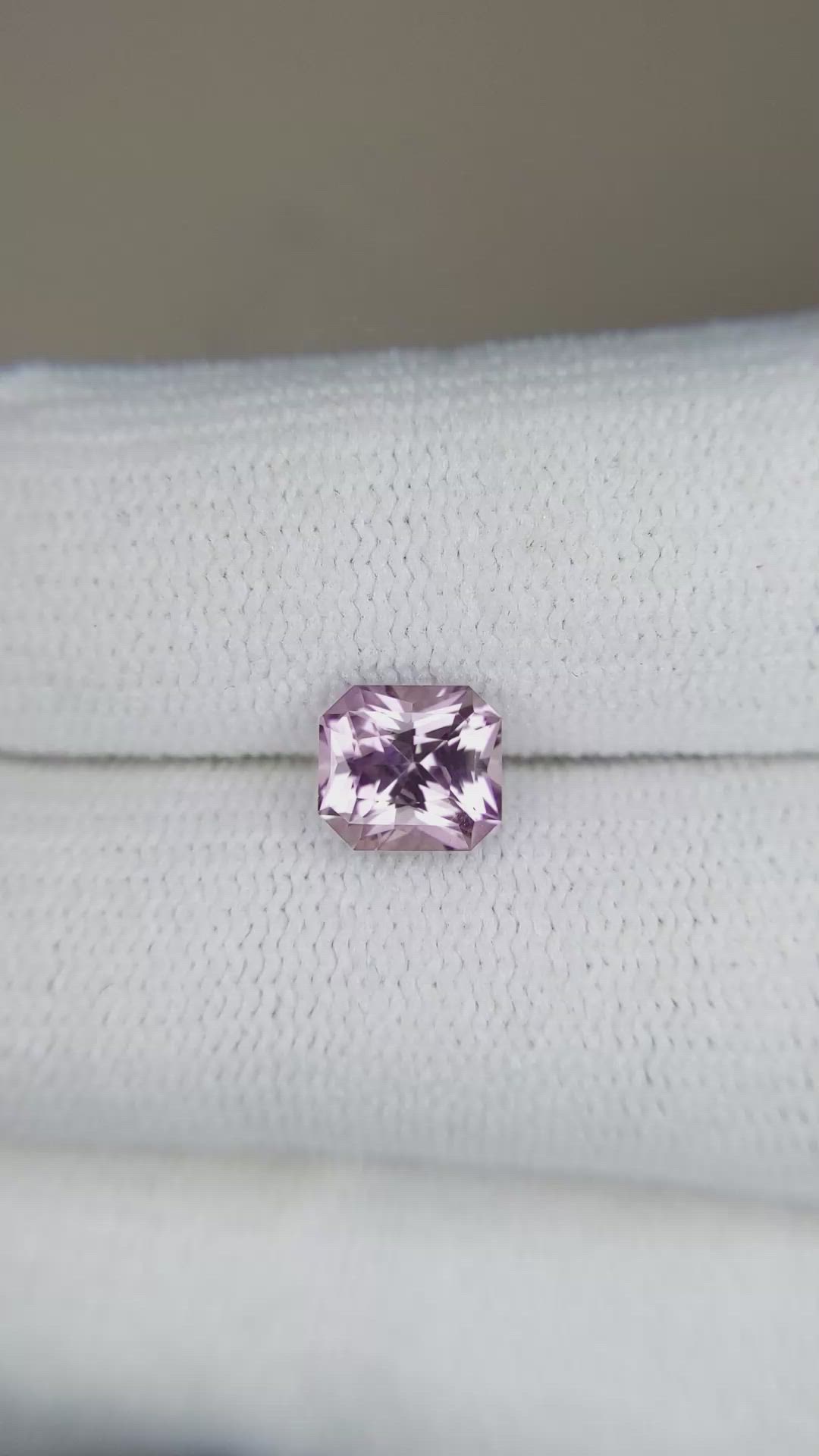 1.44 Ct. Pink Sapphire from Ceylon (Sri Lanka) Size Video