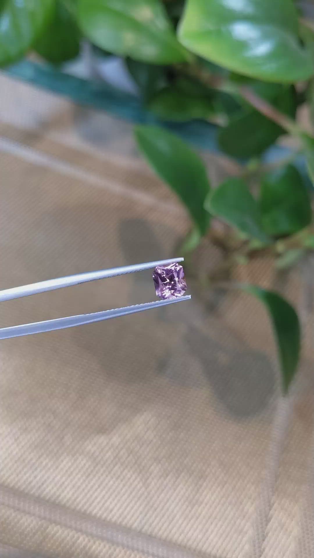 1.44 Ct. Pink Sapphire from Ceylon (Sri Lanka) Size Video