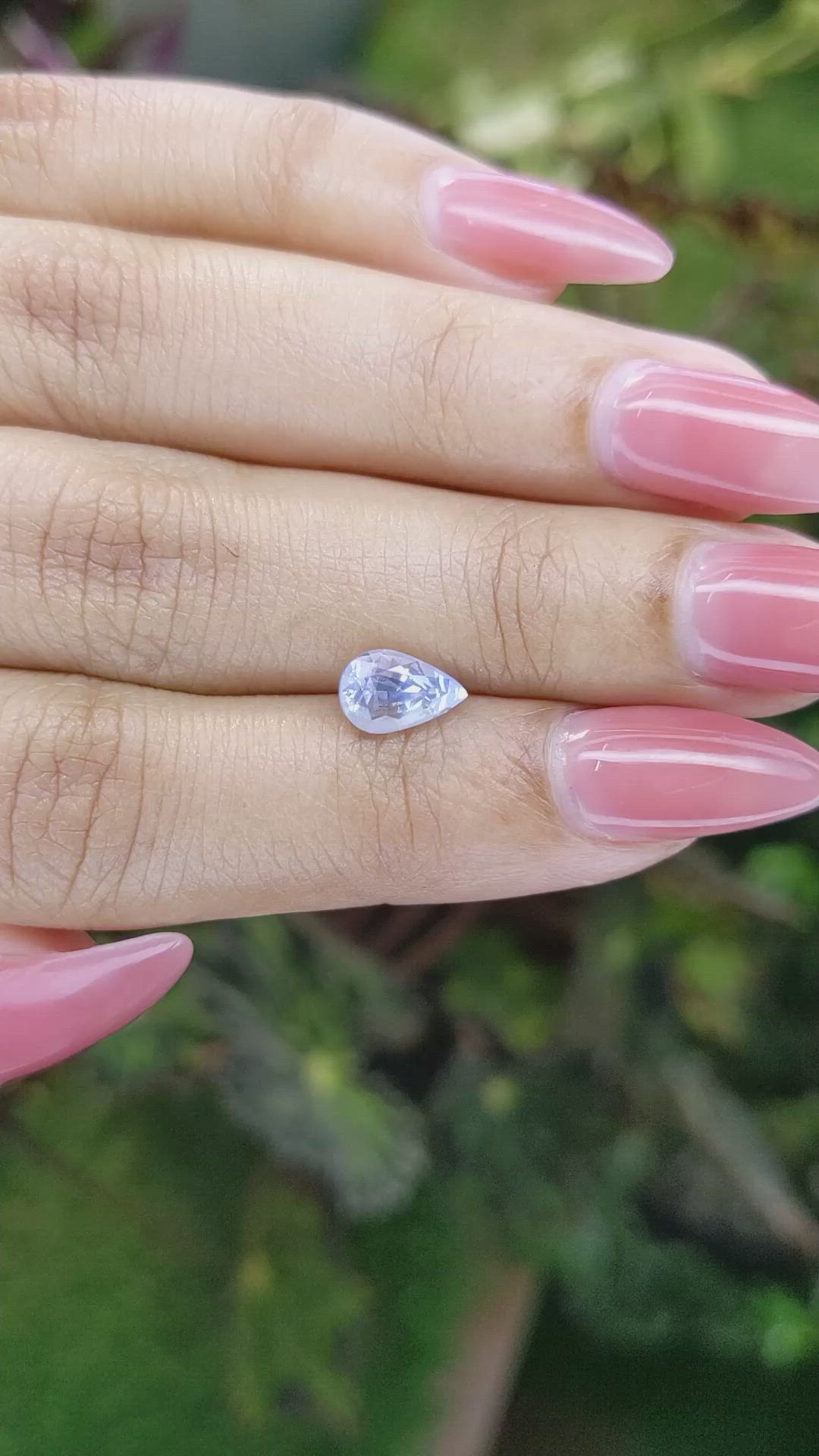 1.52 Ct. Blue Sapphire from Ceylon (Sri Lanka) Size Video