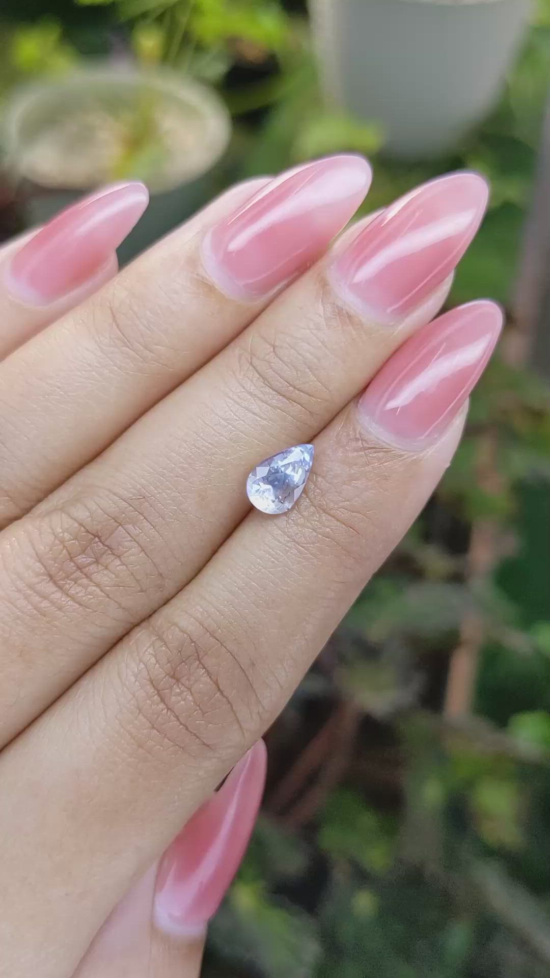 1.52 Ct. Blue Sapphire from Ceylon (Sri Lanka) Size Video