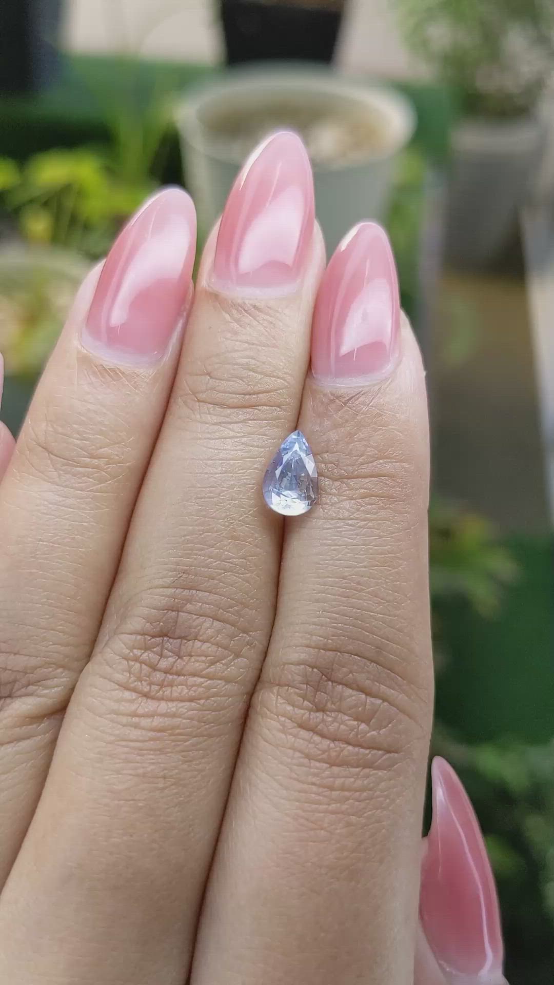 1.52 Ct. Blue Sapphire from Ceylon (Sri Lanka) Size Video