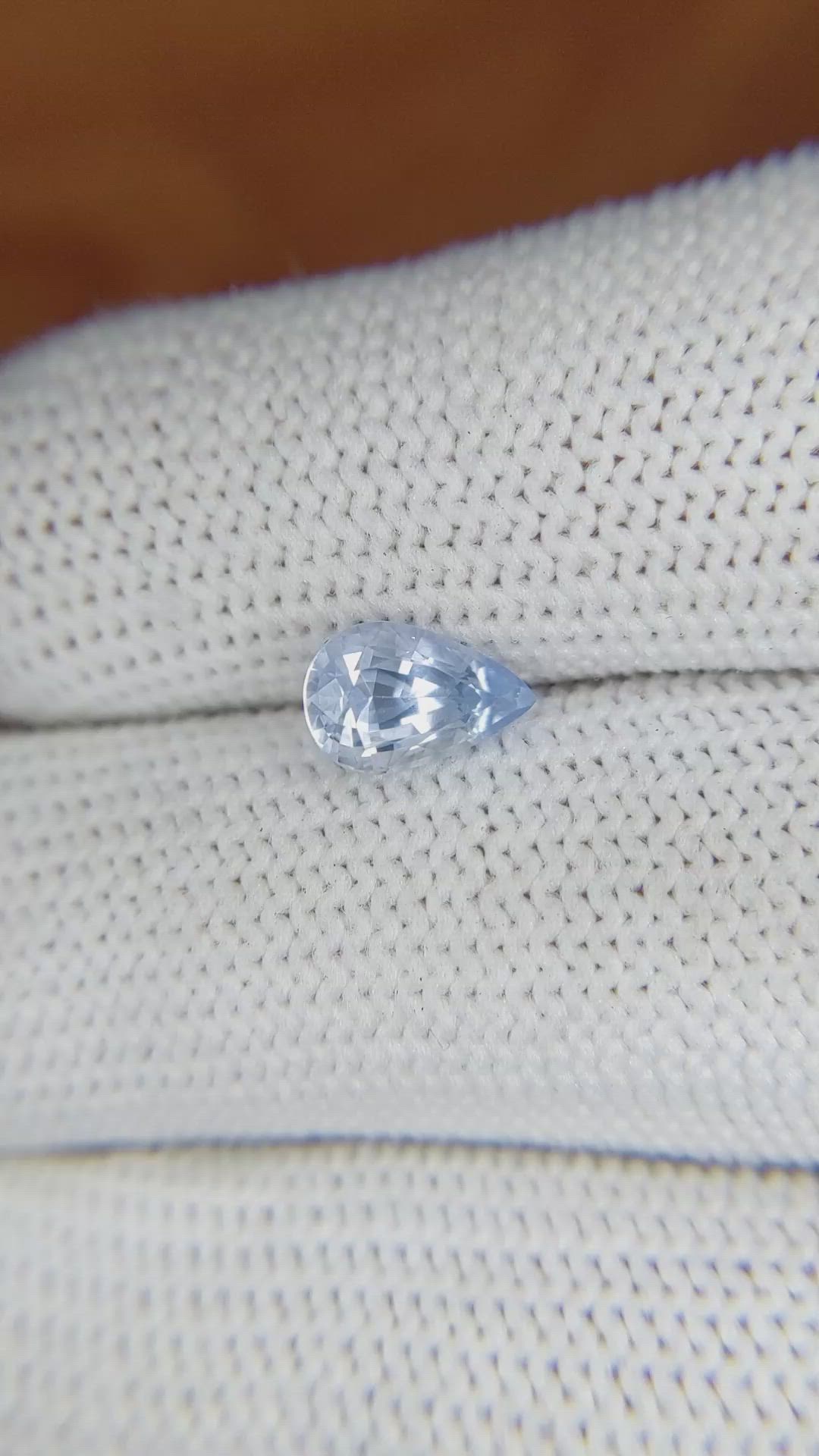 1.52 Ct. Blue Sapphire from Ceylon (Sri Lanka) Size Video