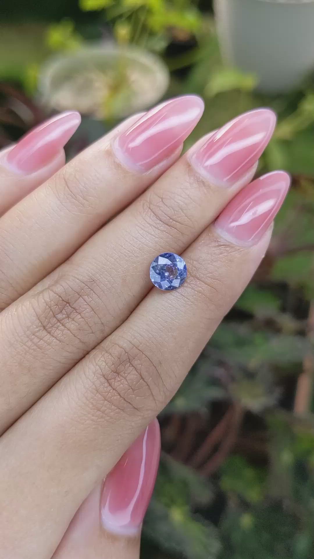 1.44 Ct. Blue Sapphire from Ceylon (Sri Lanka) Size Video