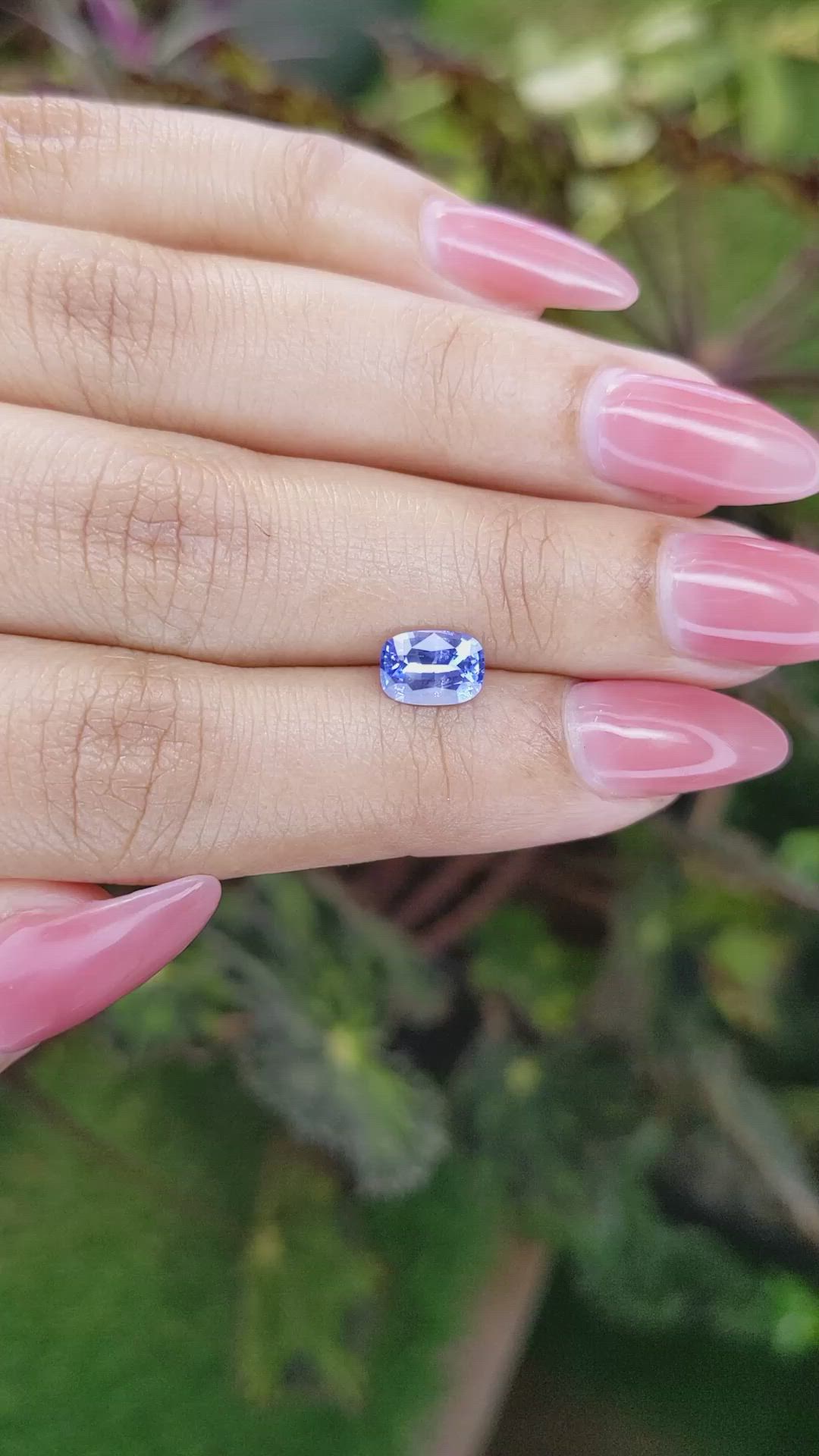 1.16 Ct. Blue Sapphire from Ceylon (Sri Lanka) Size Video