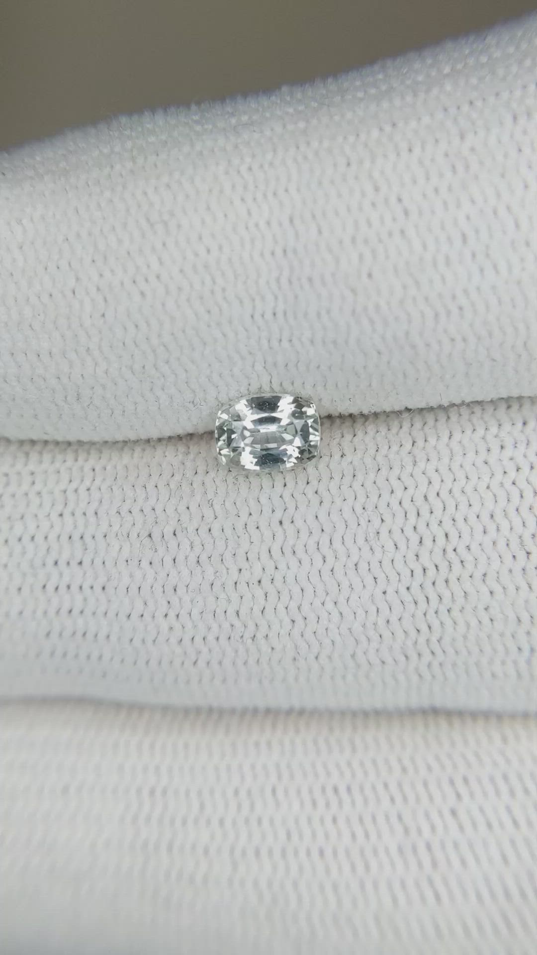 0.71 Ct. Blue Sapphire from Ceylon (Sri Lanka) Size Video