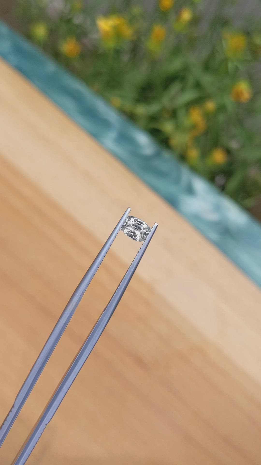 0.71 Ct. Blue Sapphire from Ceylon (Sri Lanka) Size Video