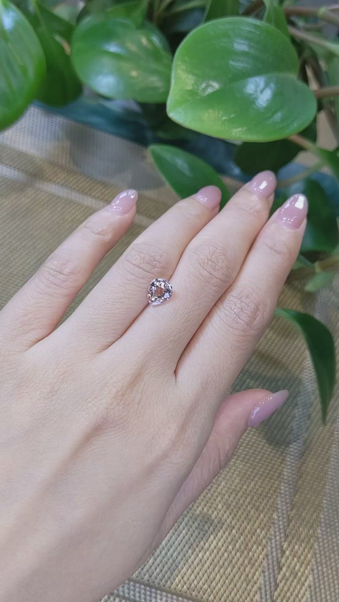 1.88 Ct. Pink Sapphire from Ceylon (Sri Lanka) Size Video