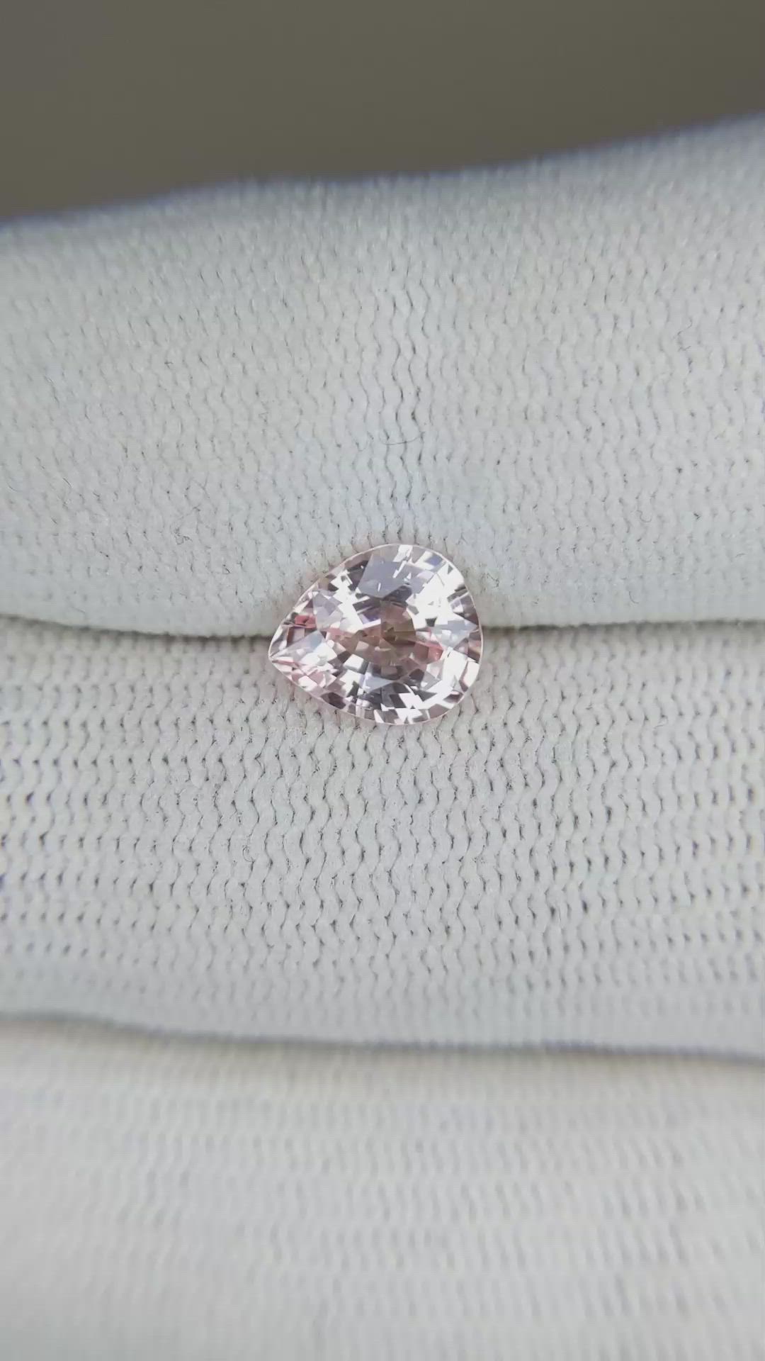 1.88 Ct. Pink Sapphire from Ceylon (Sri Lanka) Size Video