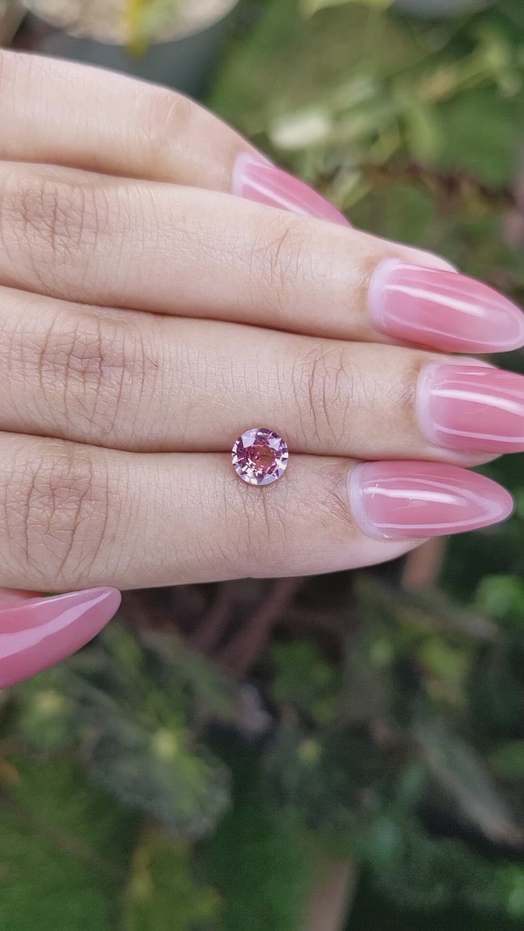 0.94 Ct. Pink Sapphire from Madagascar Size Video