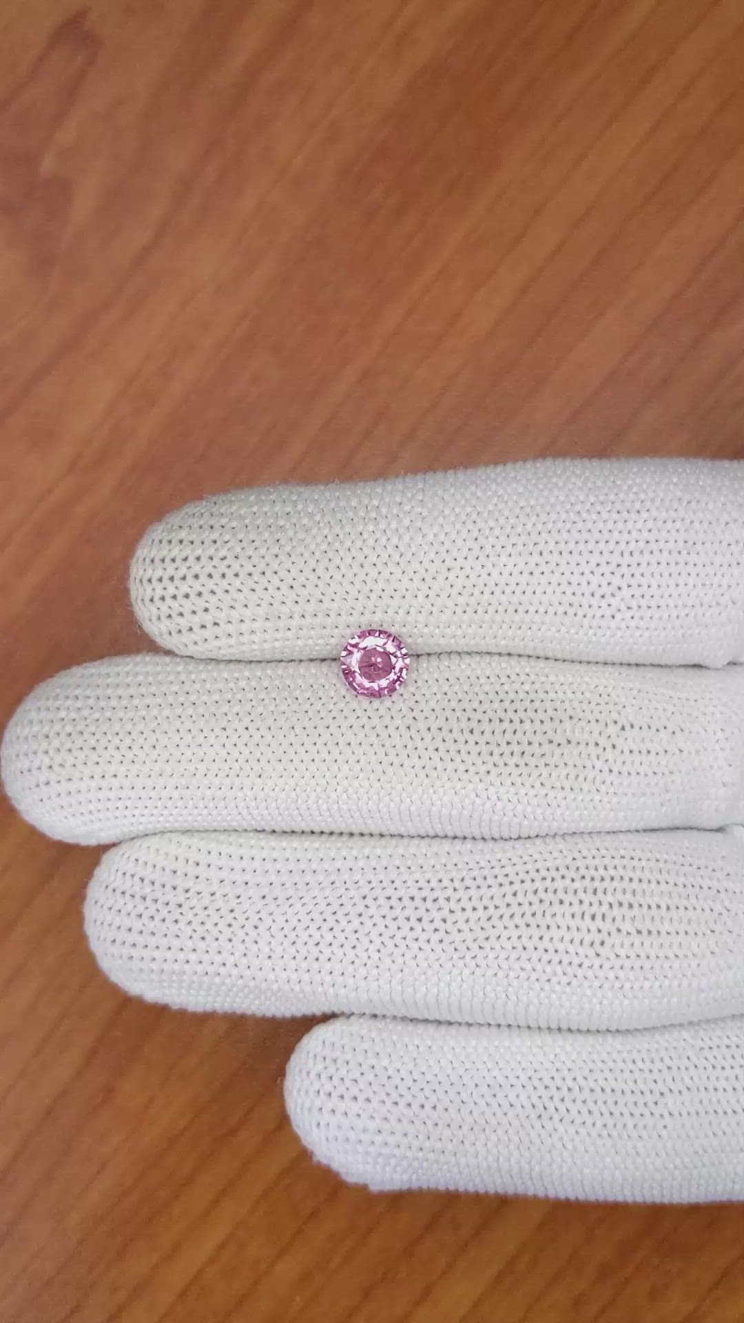 0.94 Ct. Pink Sapphire from Madagascar Size Video