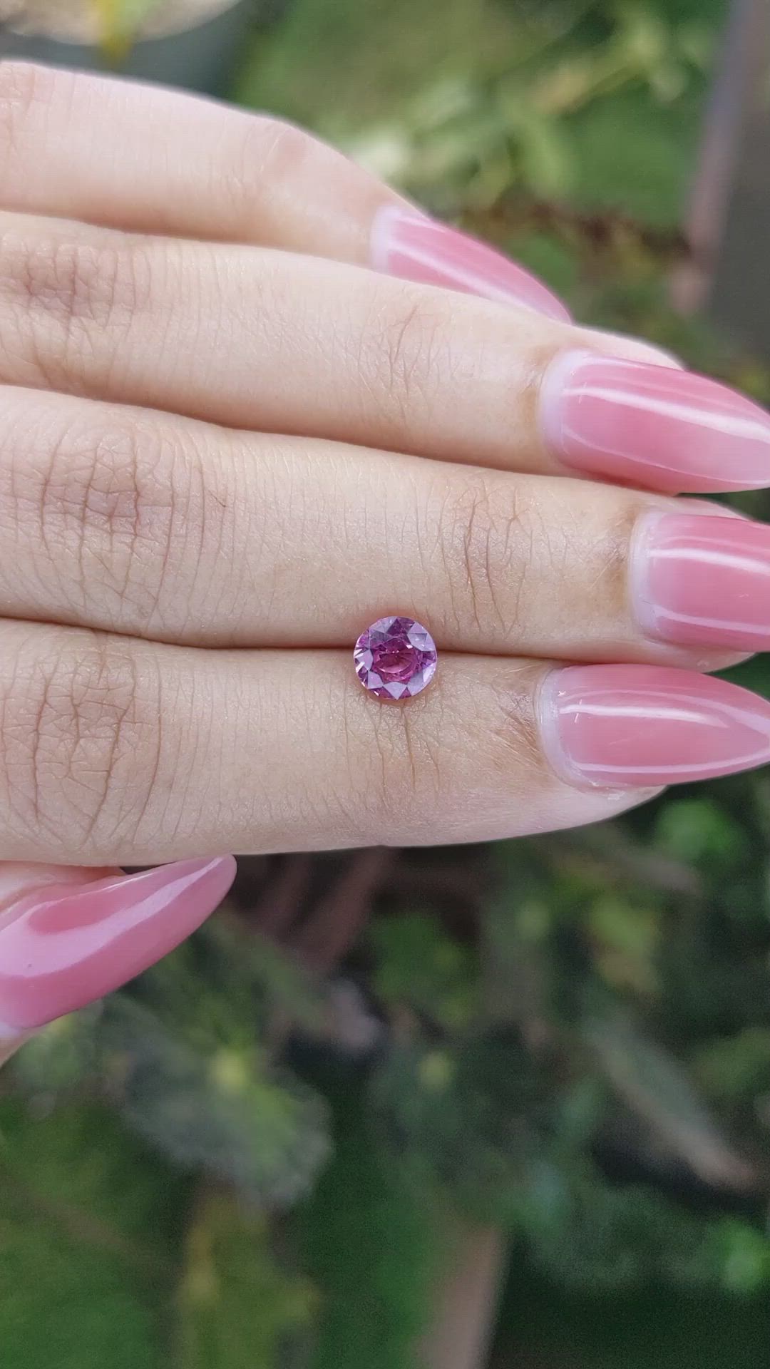 1.10 Ct. Pink Sapphire from Madagascar Size Video