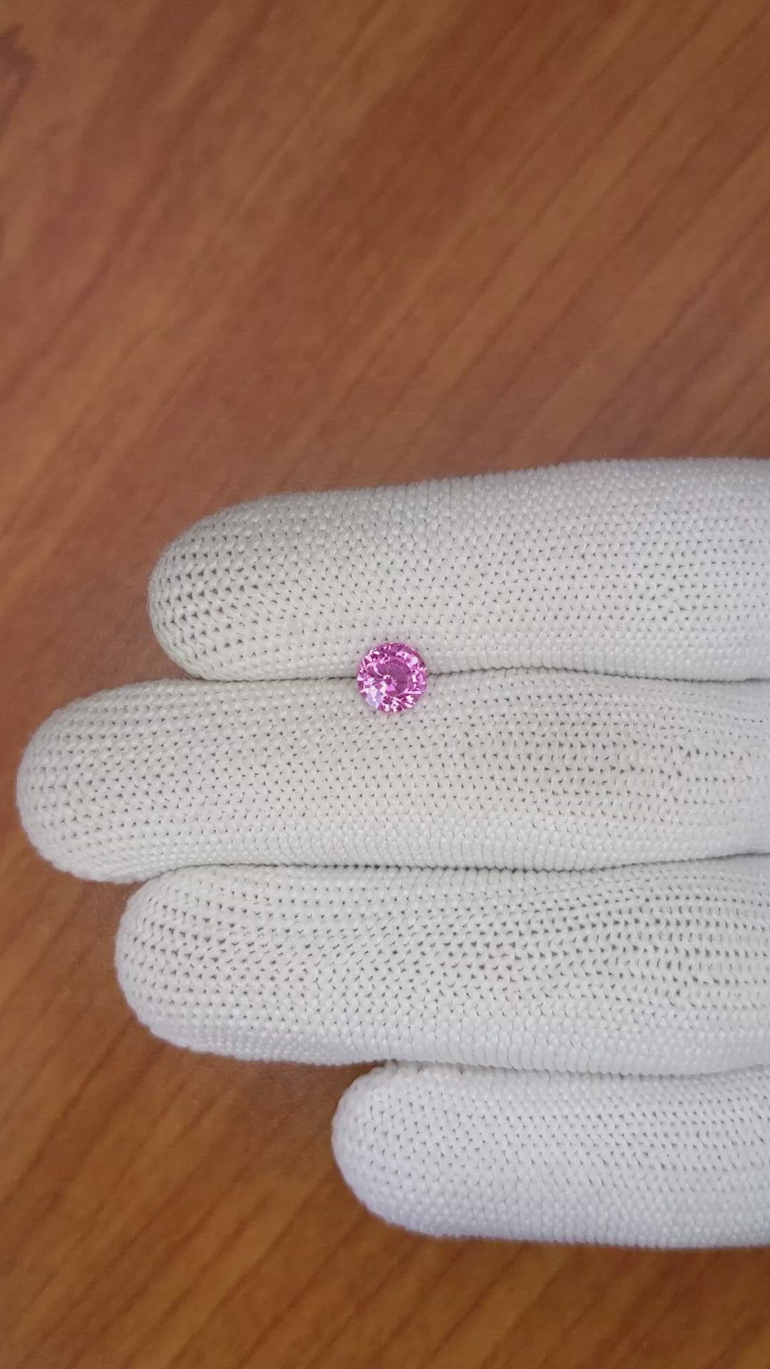 1.10 Ct. Pink Sapphire from Madagascar Size Video