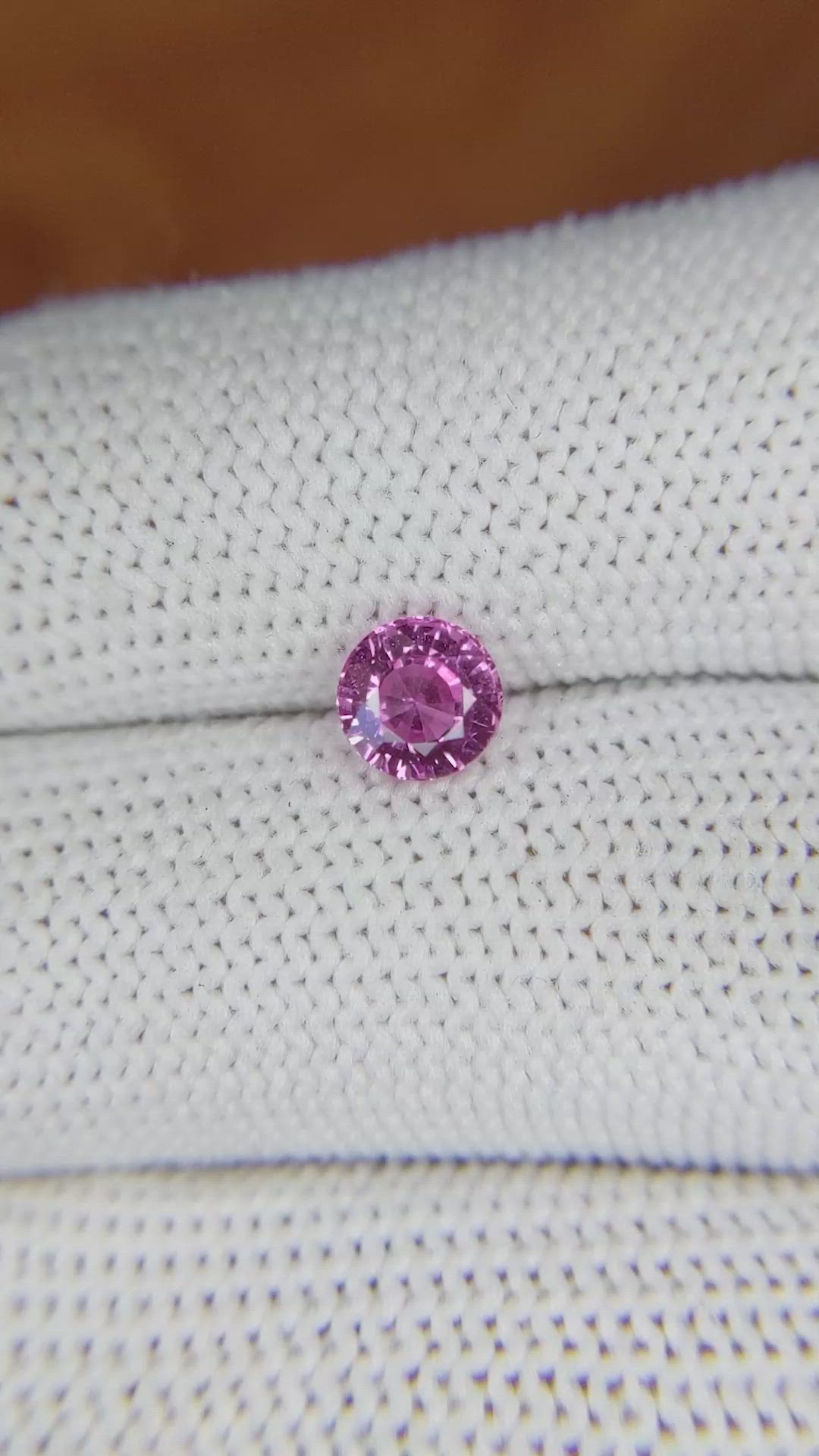 1.10 Ct. Pink Sapphire from Madagascar Size Video