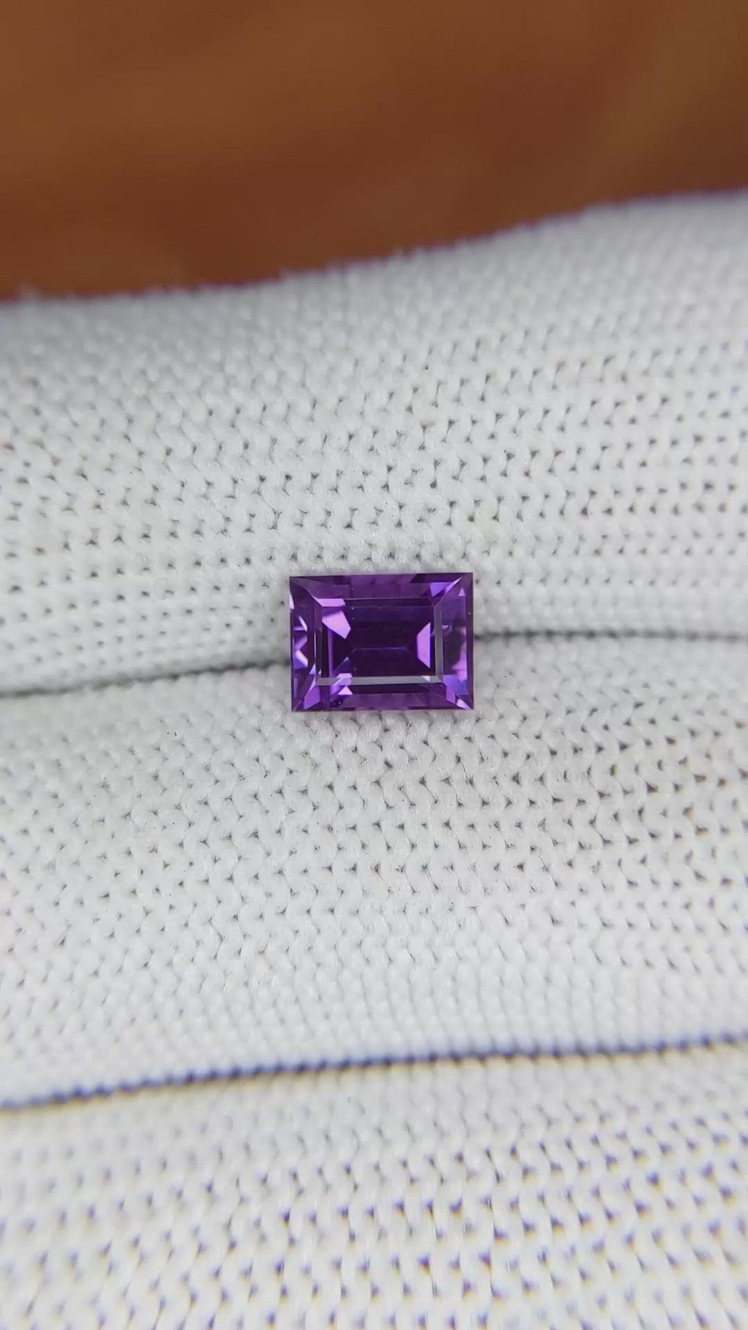 1.87 Ct. Purple Sapphire from Madagascar Size Video