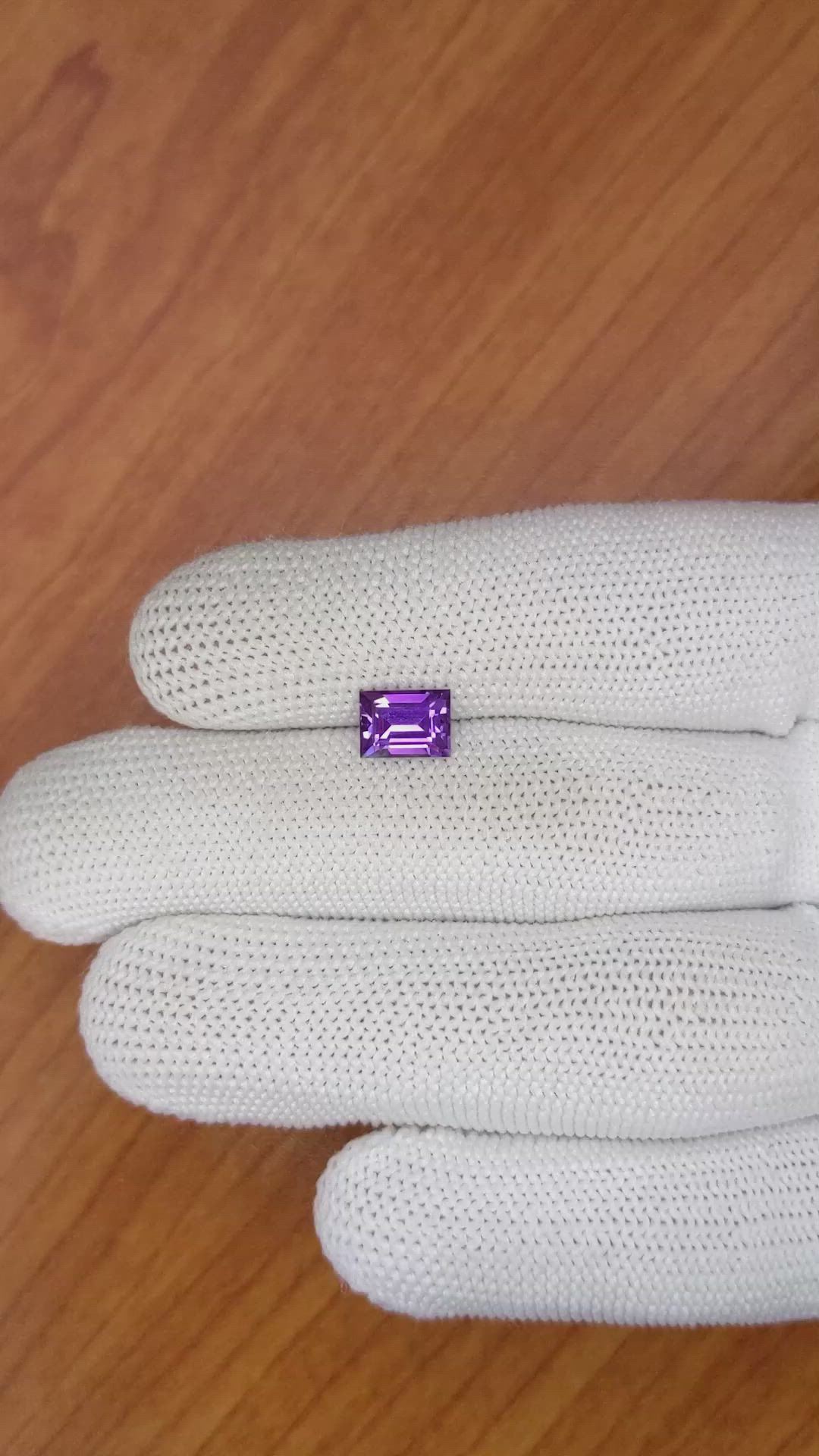 1.87 Ct. Purple Sapphire from Madagascar Size Video