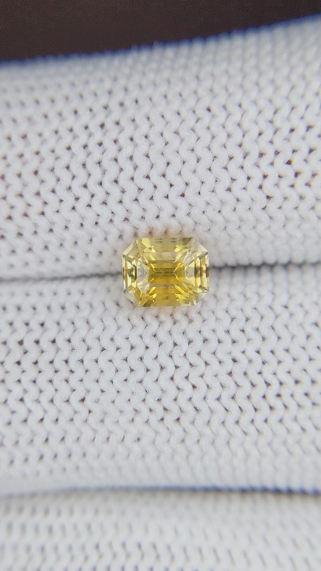 1.53 Ct. Yellow Sapphire from Ceylon (Sri Lanka) Size Video