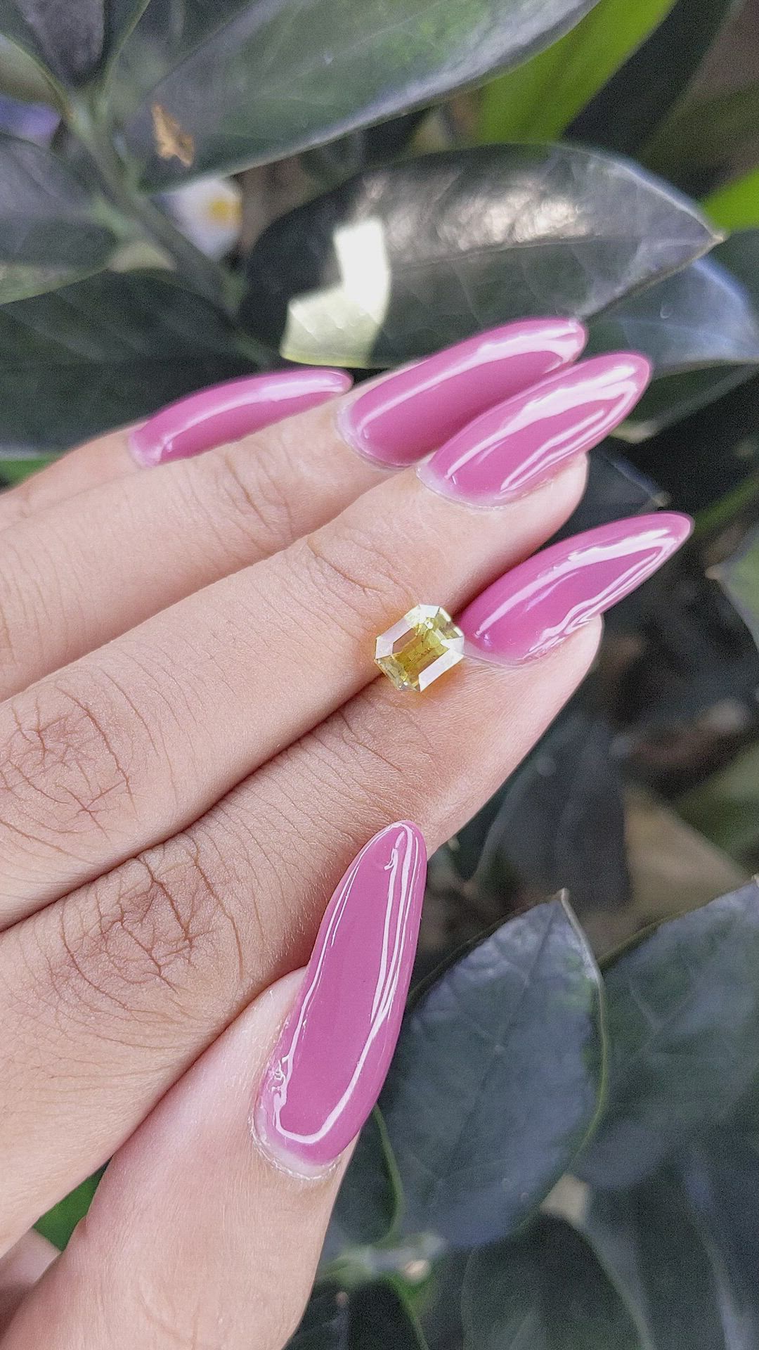 1.53 Ct. Yellow Sapphire from Ceylon (Sri Lanka) Size Video