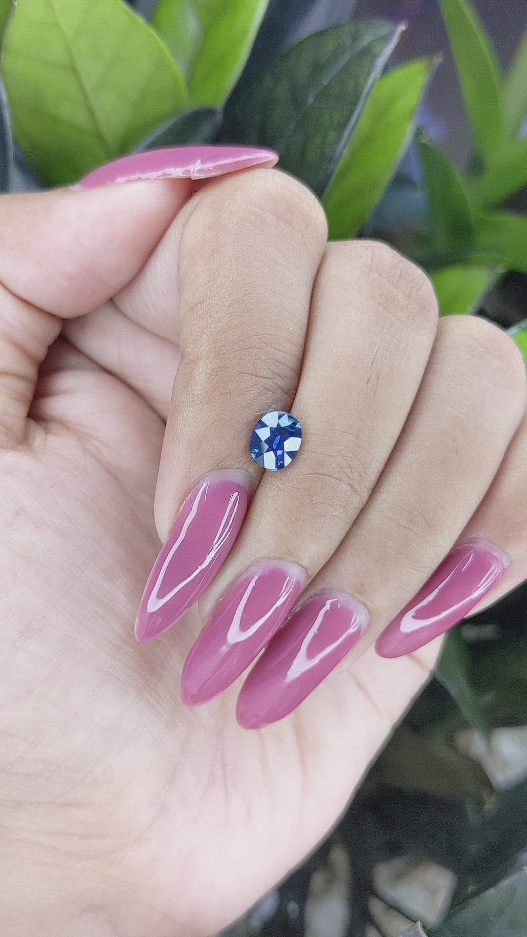 1.12 Ct. Blue Sapphire from Madagascar Size Video