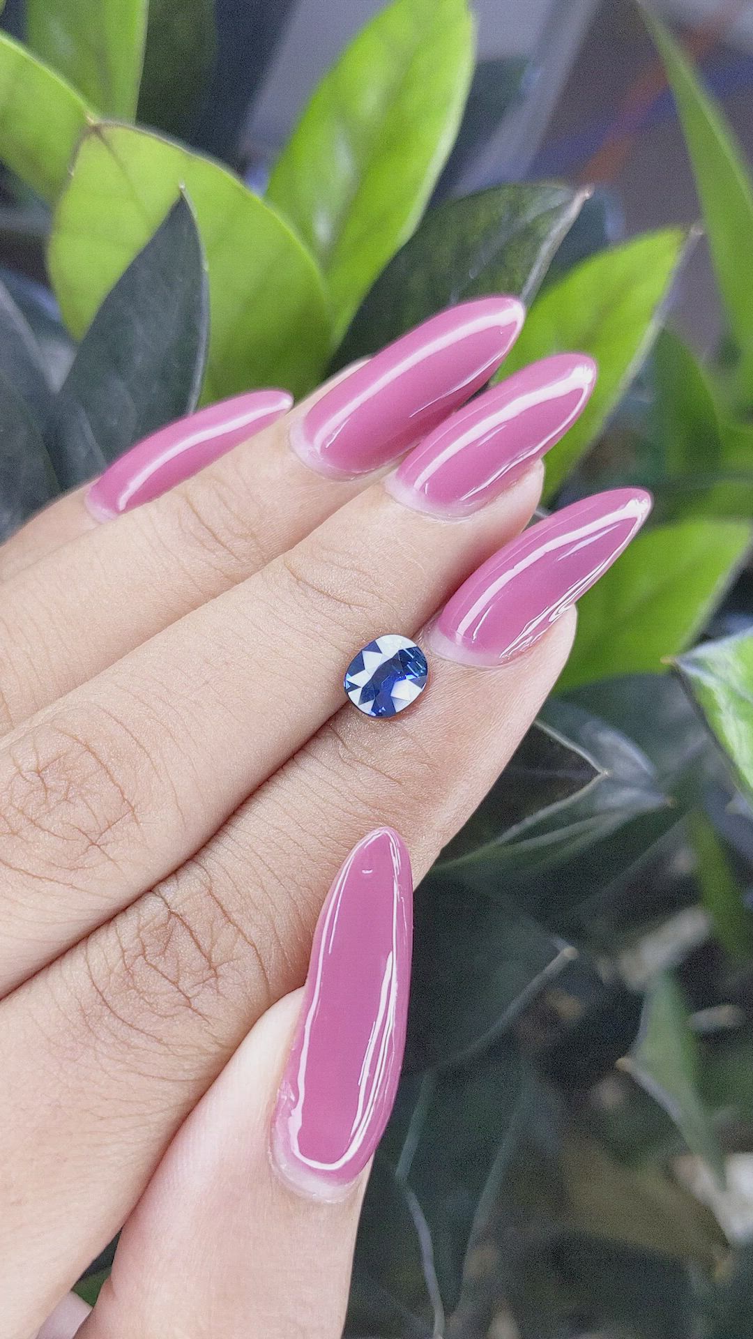 1.12 Ct. Blue Sapphire from Madagascar Size Video