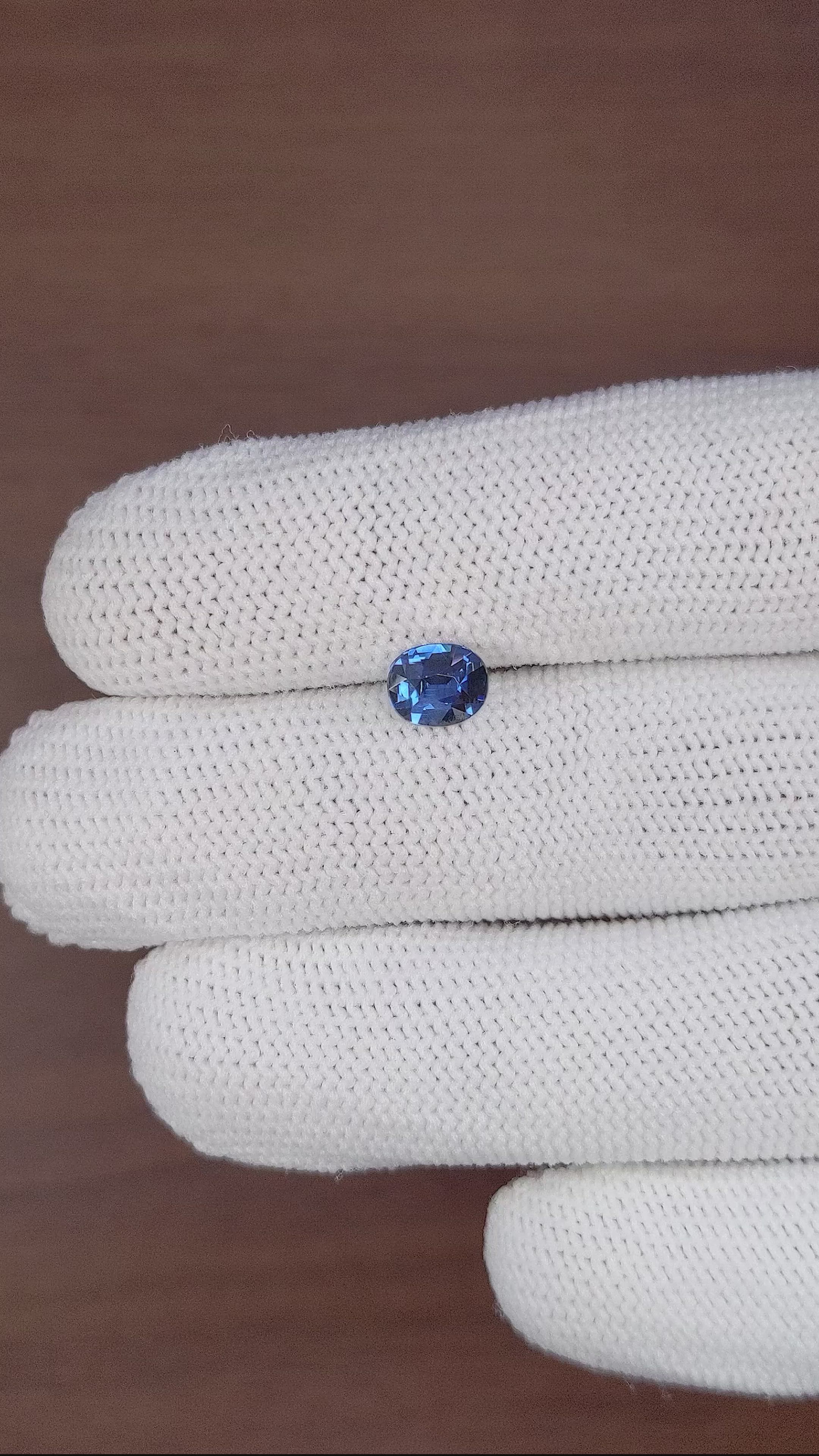 1.12 Ct. Blue Sapphire from Madagascar Size Video