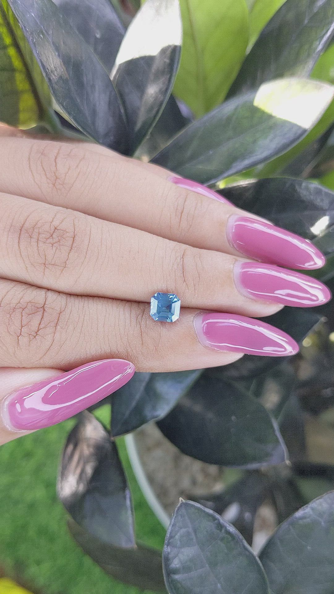 1.17 Ct. Blue Sapphire from Madagascar Size Video