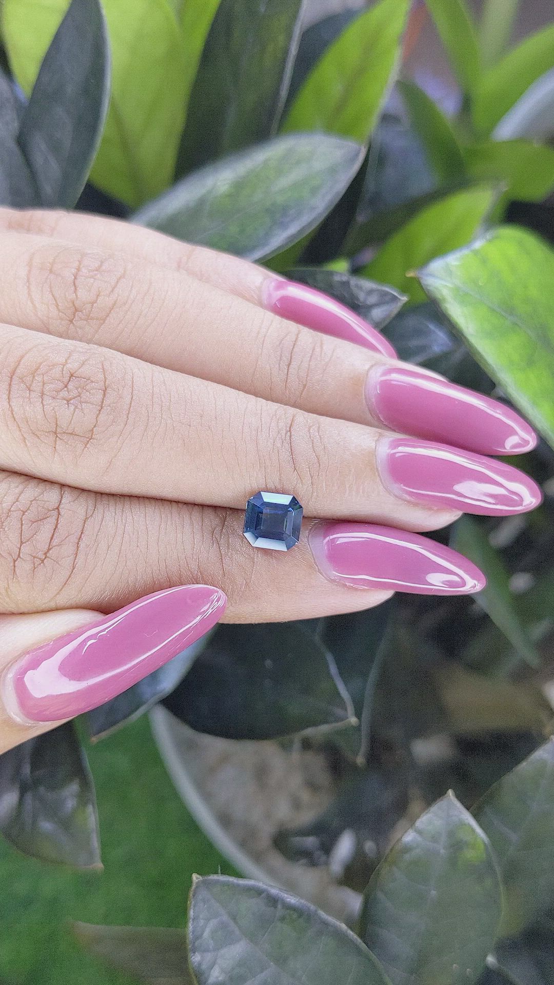 1.49 Ct. Greenish Blue Sapphire from Madagascar Size Video