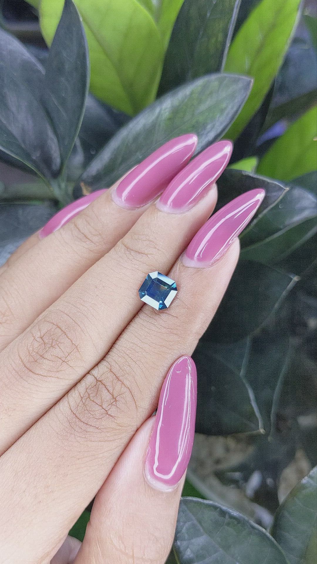 1.55 Ct. Bi Color Sapphire from Madagascar Size Video