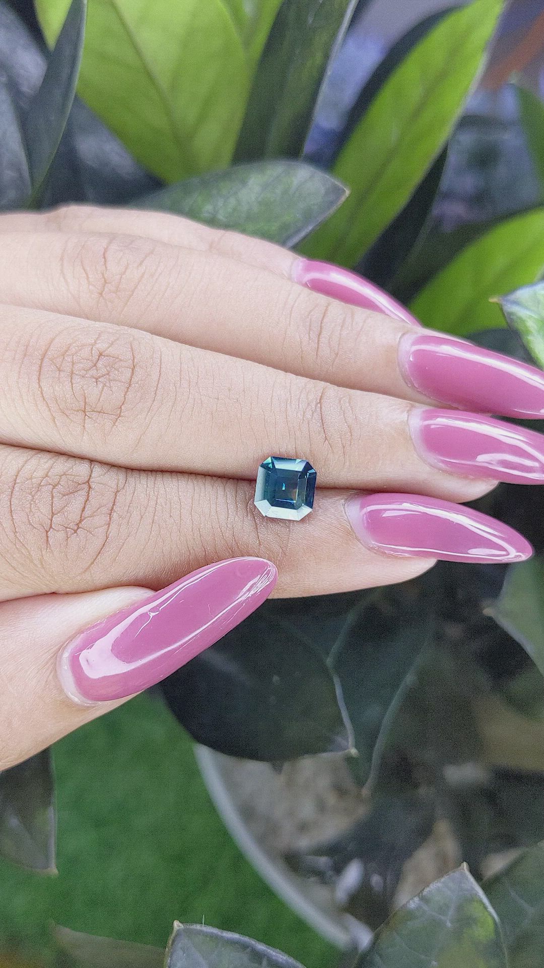 1.55 Ct. Bi Color Sapphire from Madagascar Size Video