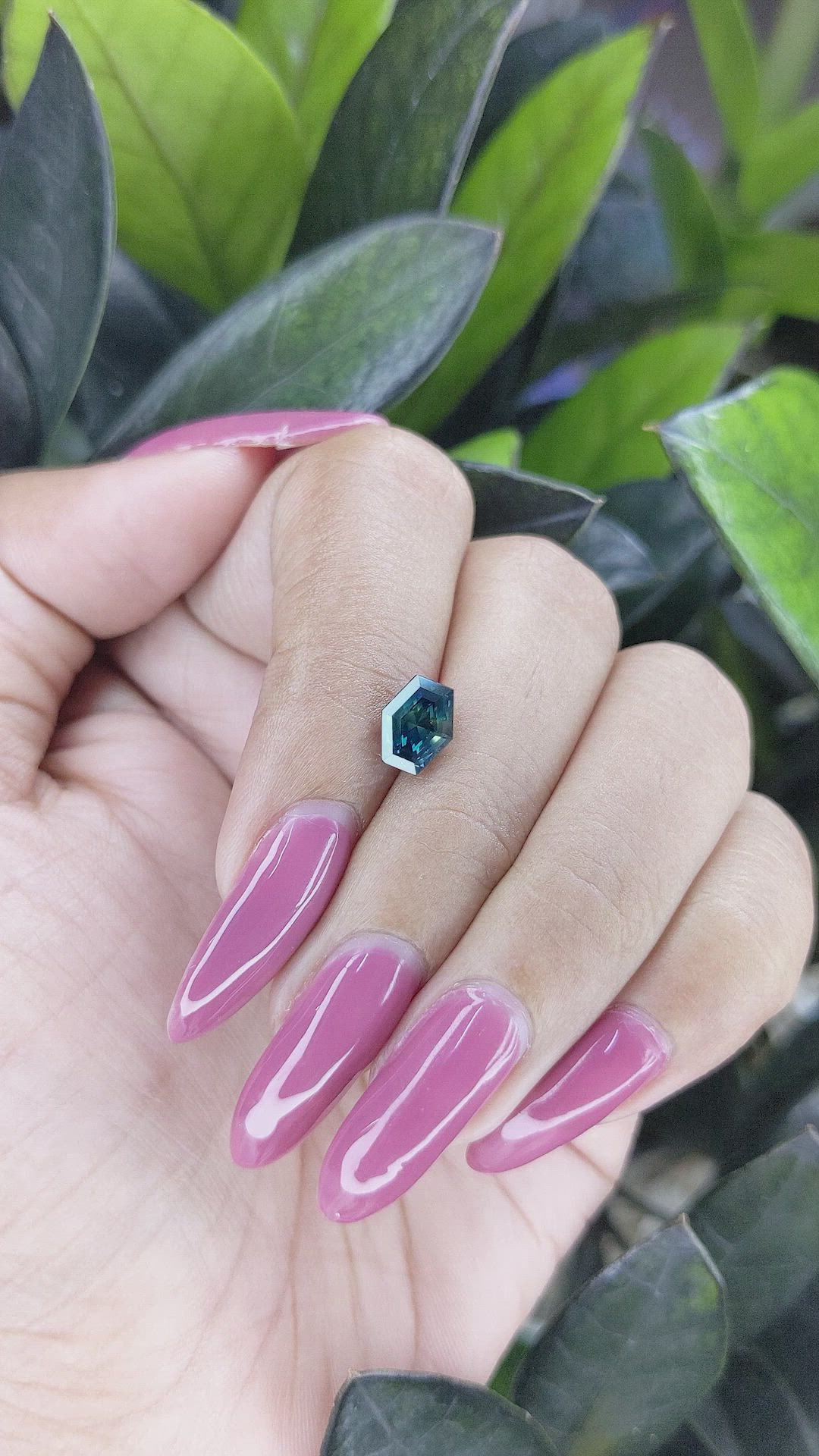 1.62 Ct. Bi Color Sapphire from Madagascar Size Video