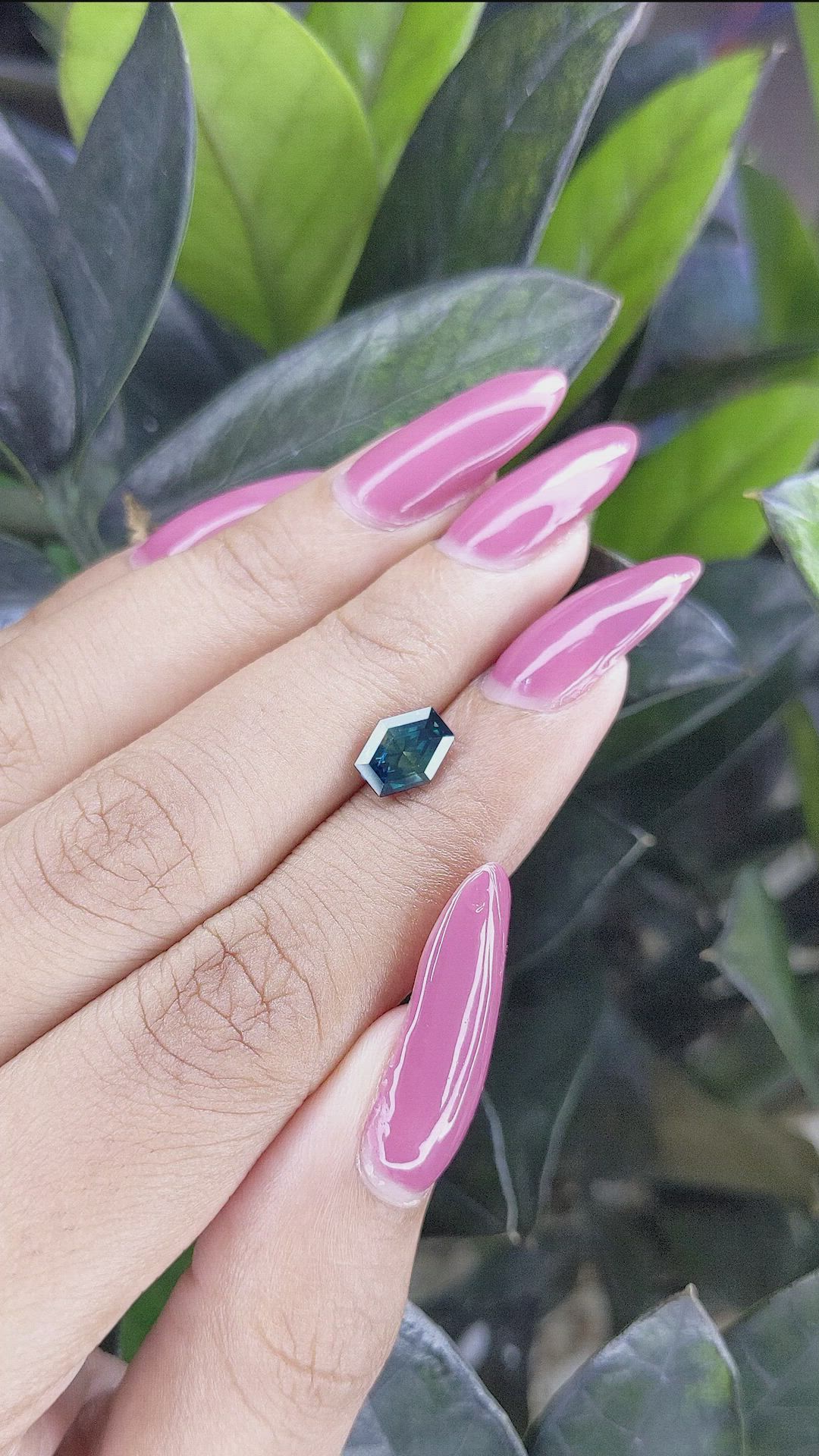 1.62 Ct. Bi Color Sapphire from Madagascar Size Video