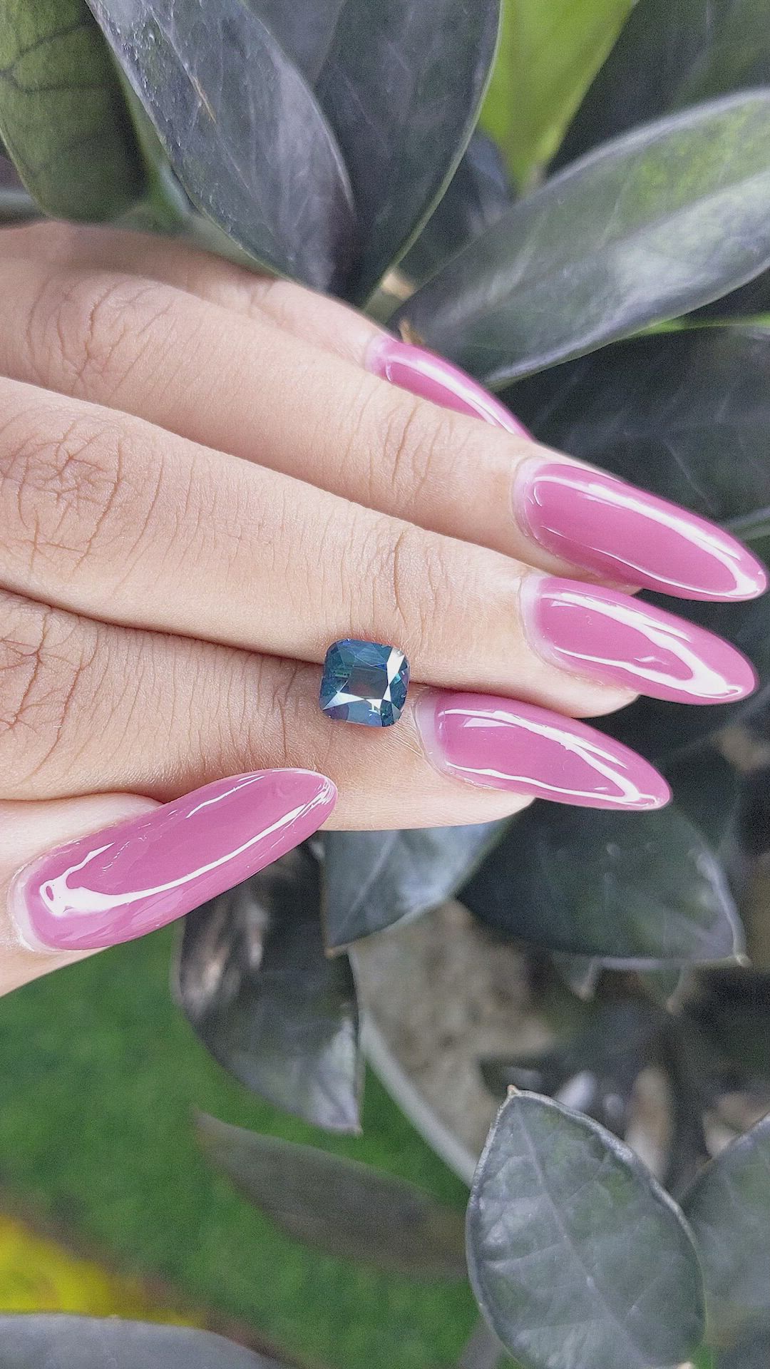 2.03 Ct. Bi Color Sapphire from Madagascar Size Video