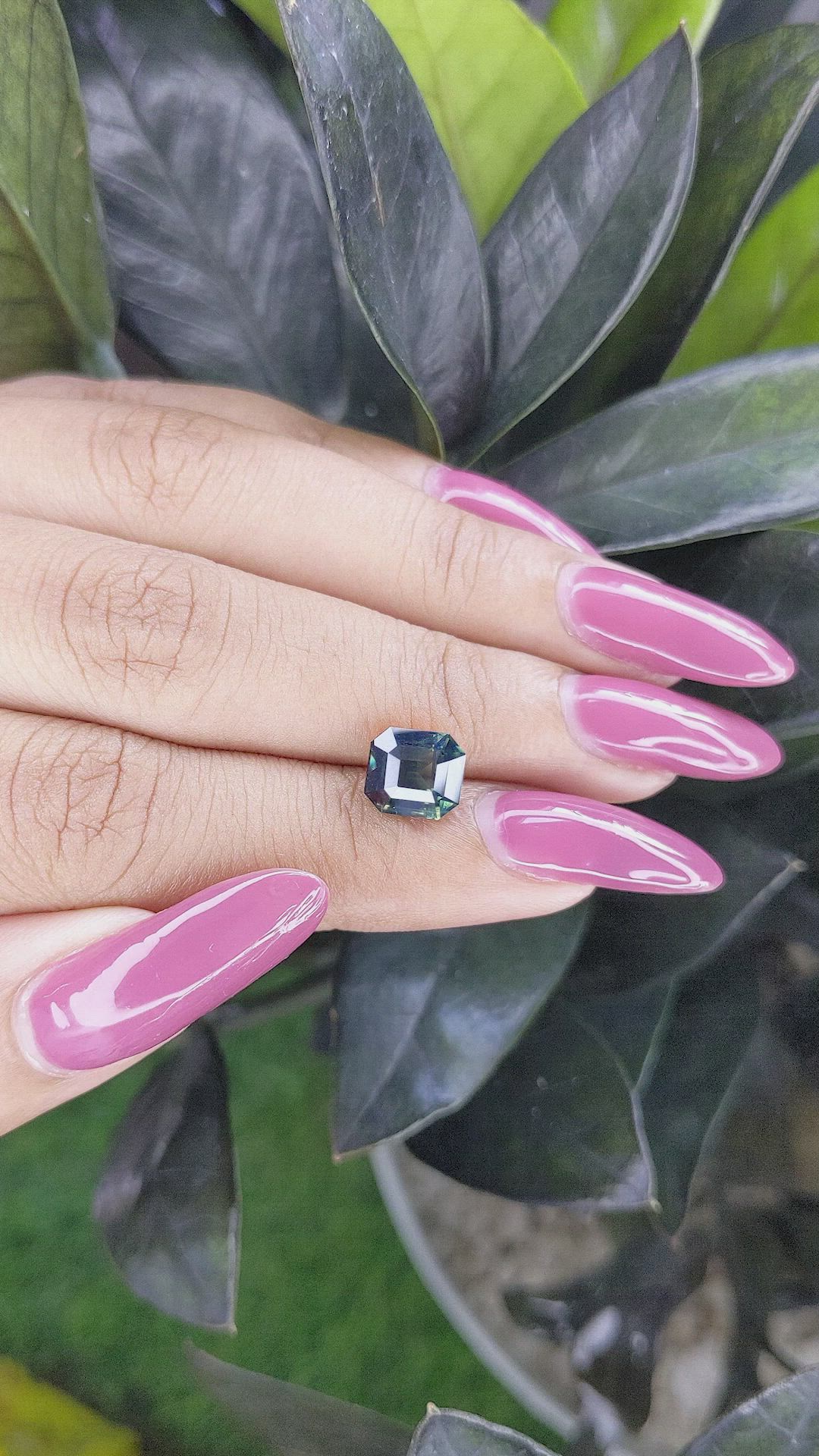 3.10 Ct. Bi Color Sapphire from Madagascar Size Video