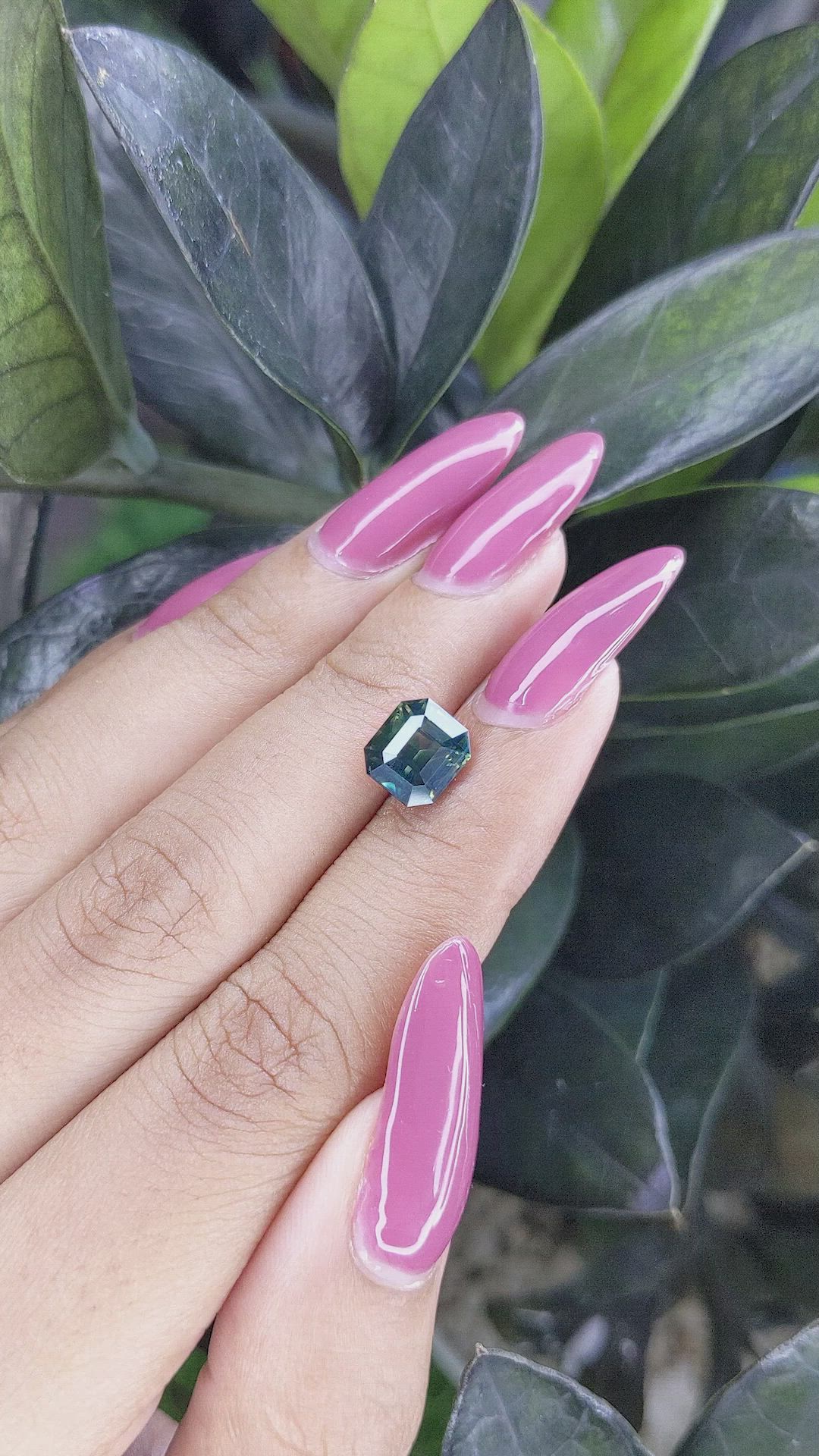 3.10 Ct. Bi Color Sapphire from Madagascar Size Video