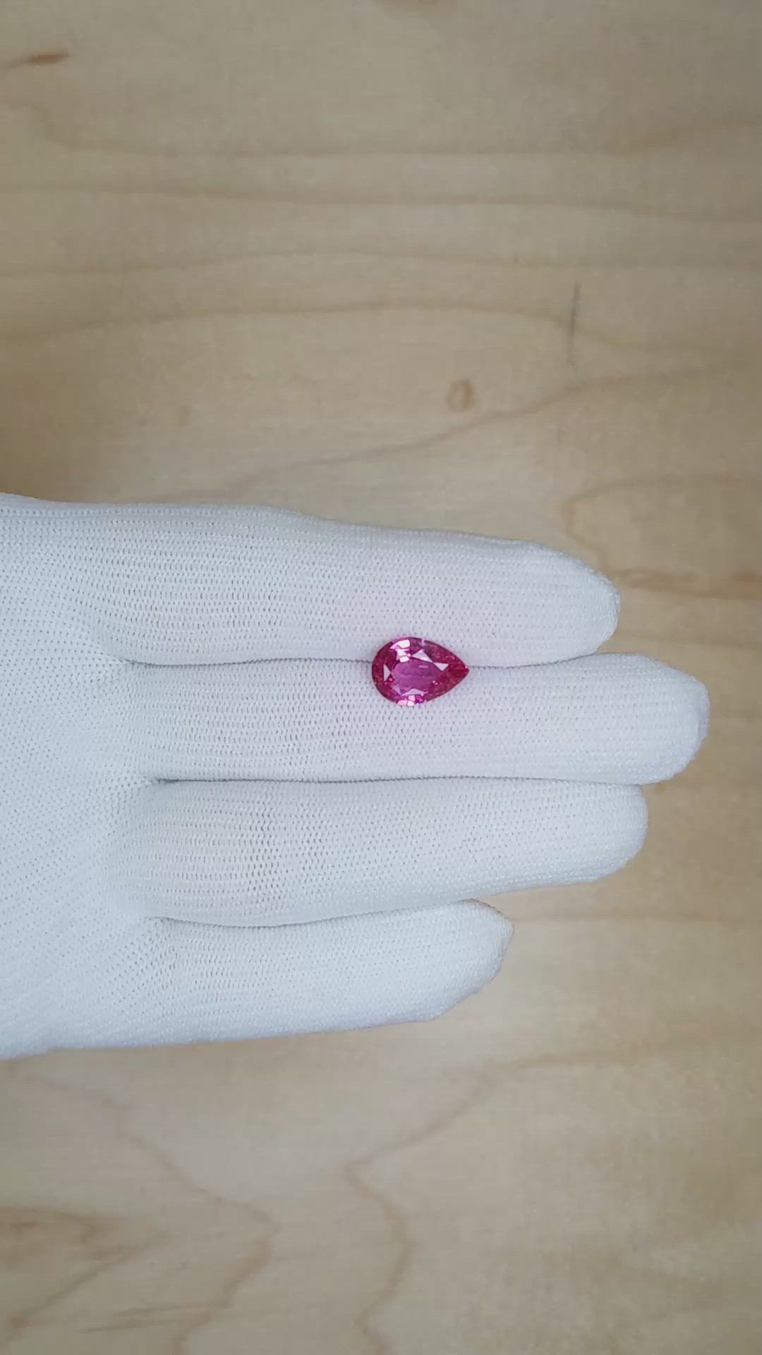3.02 Ct. Pink Sapphire from Ceylon (Sri Lanka) Size Video