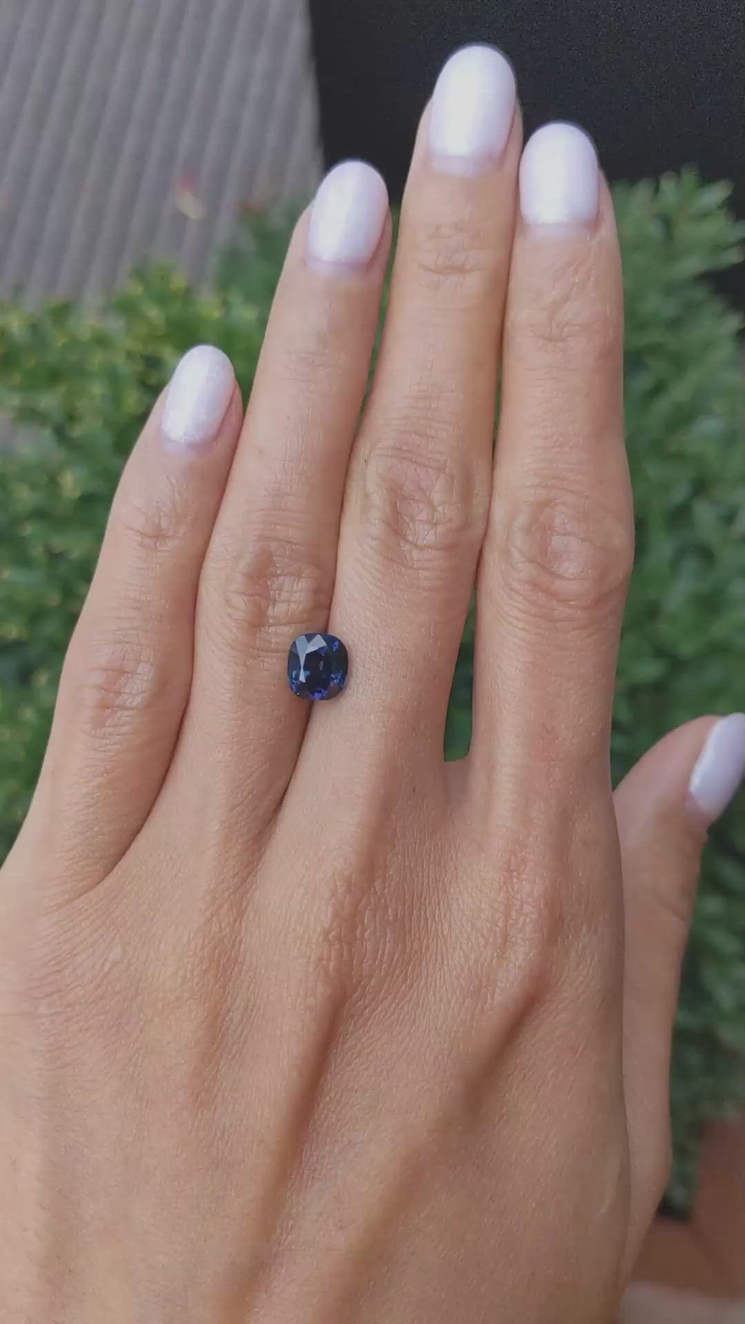 2.32 Ct. Blue Sapphire from Ceylon (Sri Lanka) Size Video
