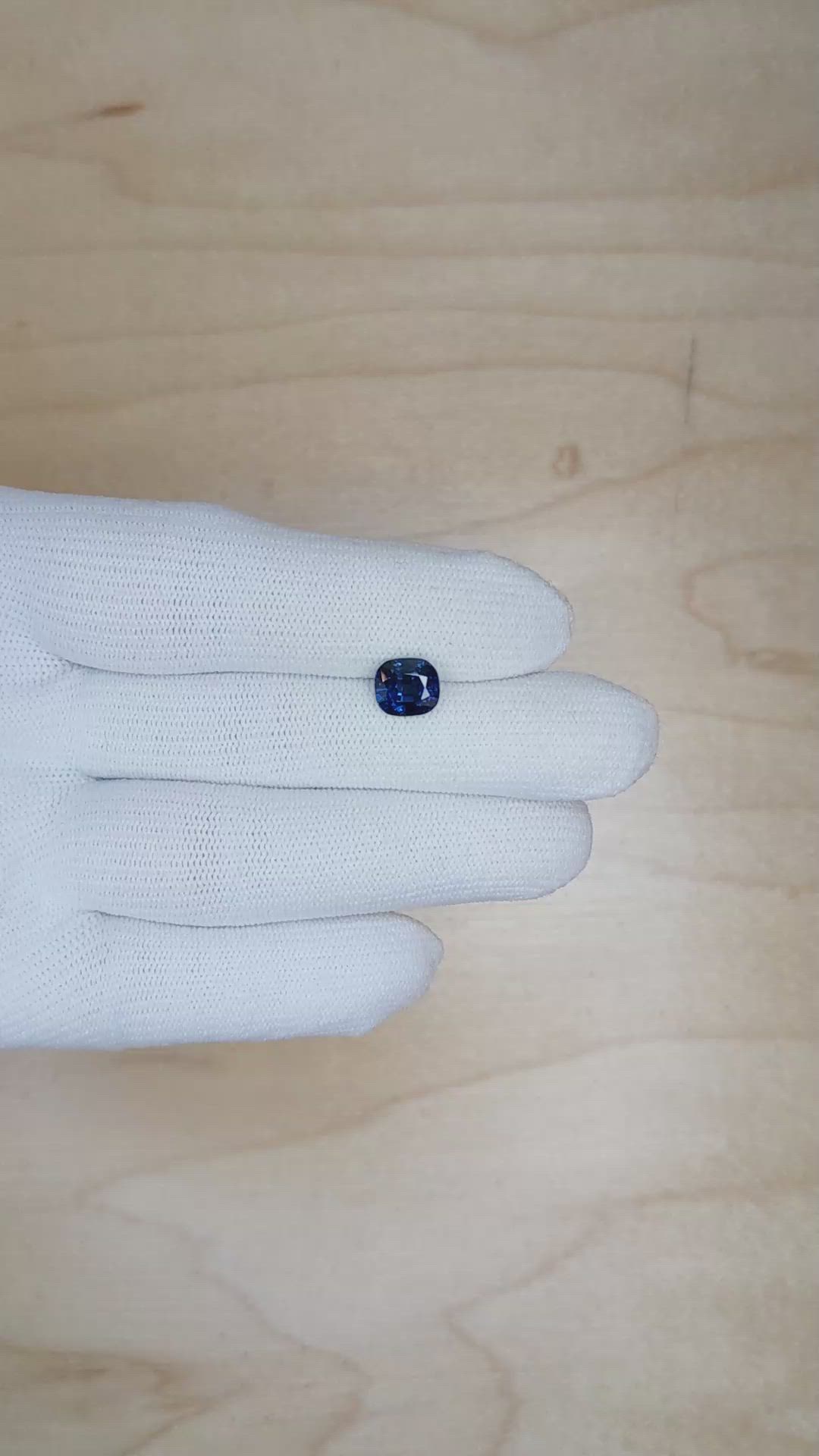 2.32 Ct. Blue Sapphire from Ceylon (Sri Lanka) Size Video