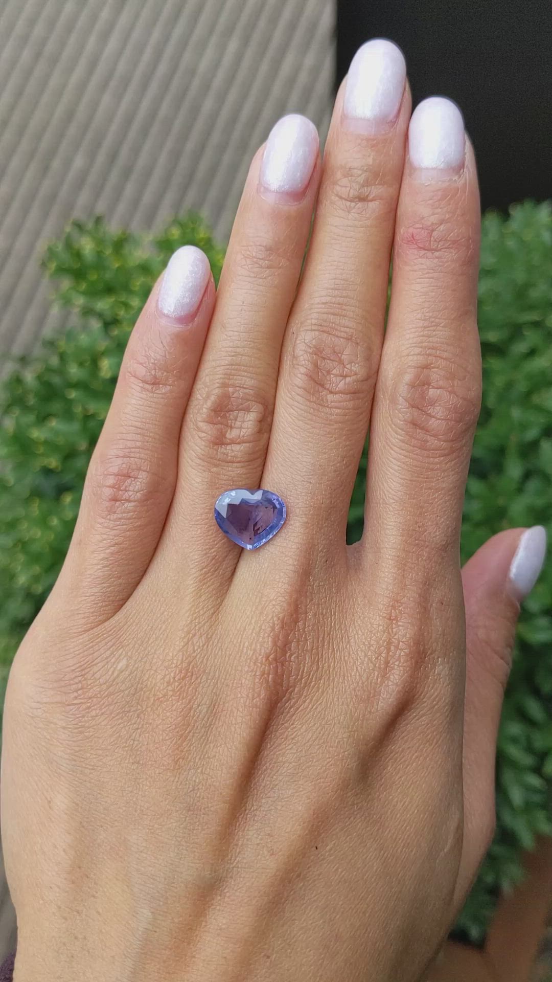 4.10 Ct. Blue Sapphire from Ceylon (Sri Lanka) Size Video