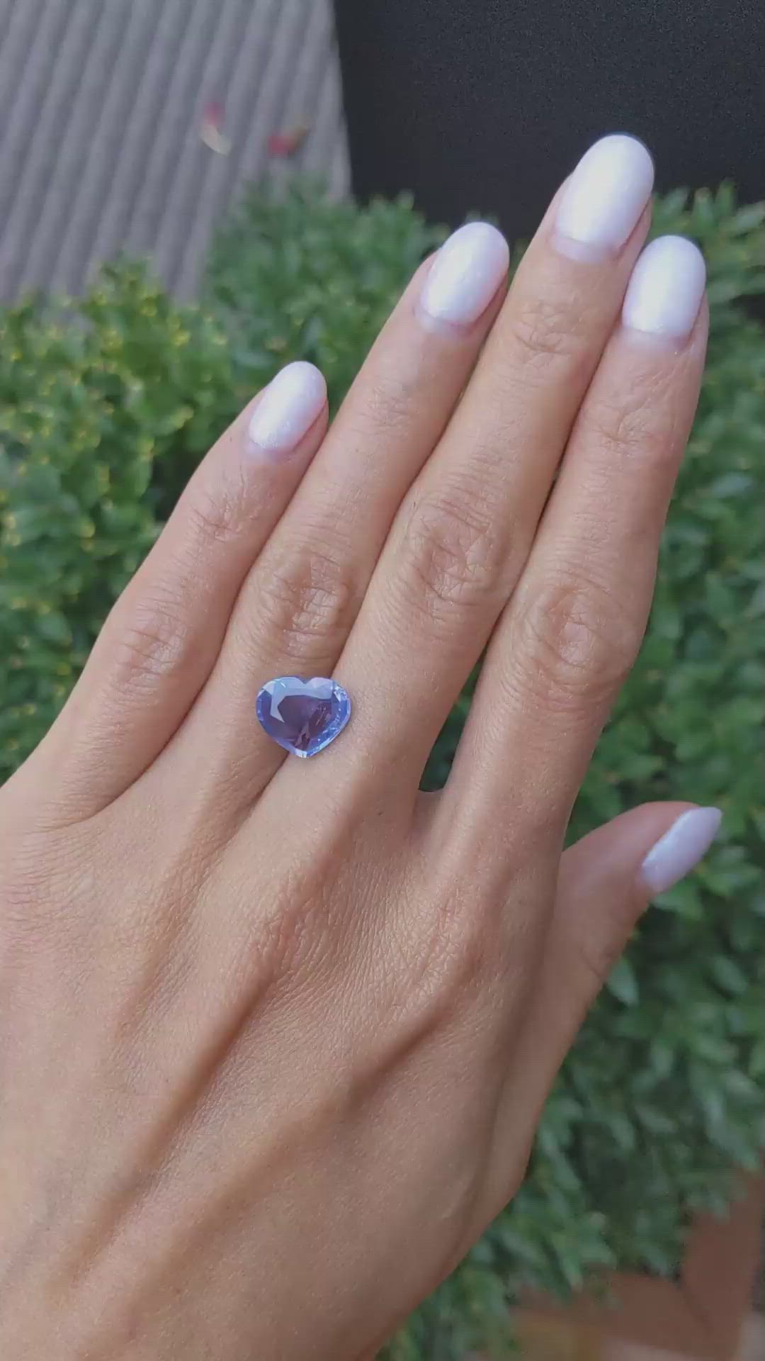 4.10 Ct. Blue Sapphire from Ceylon (Sri Lanka) Size Video