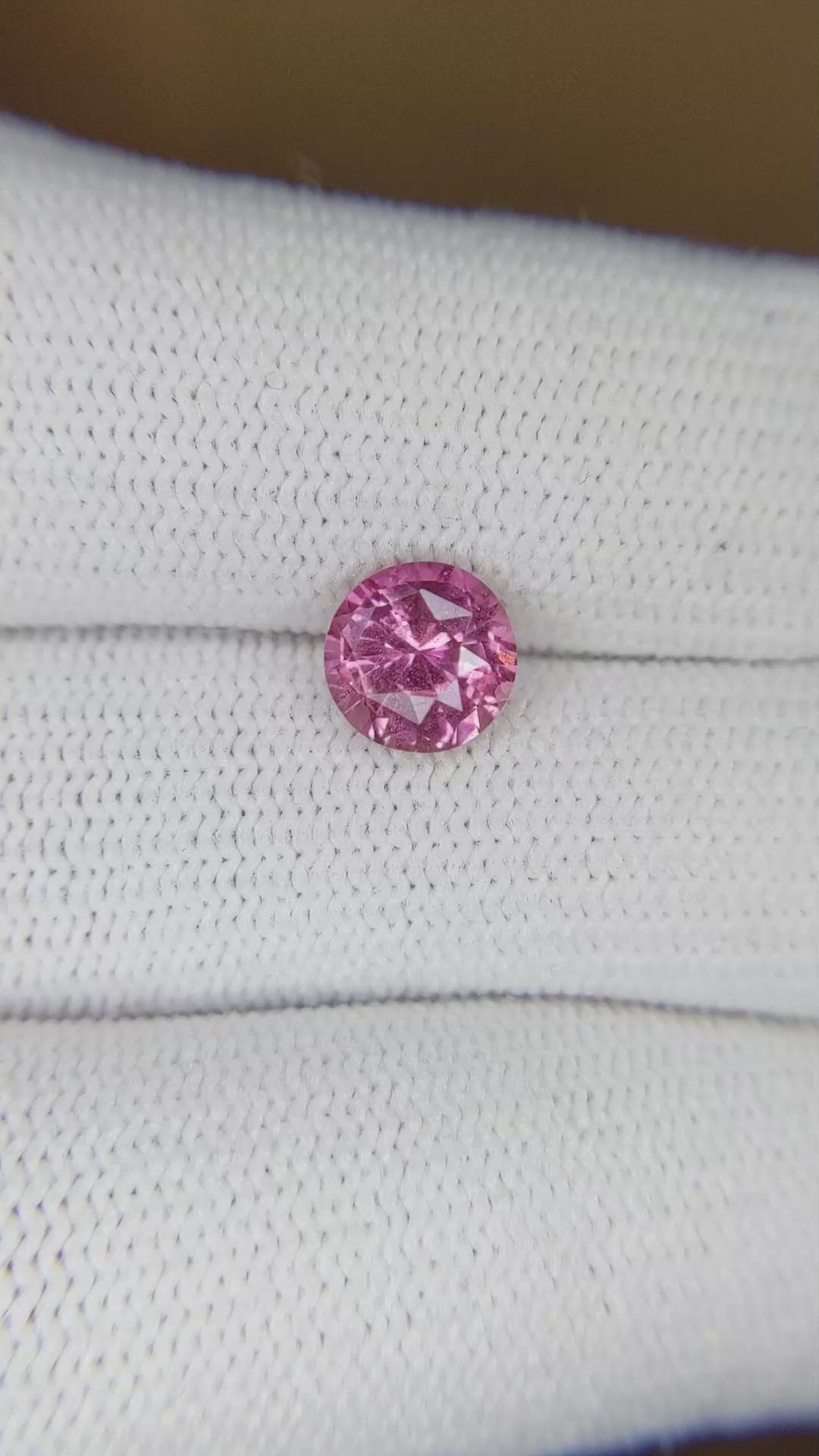 1.55 Ct. Purplish Pink Sapphire from Ceylon (Sri Lanka) Size Video