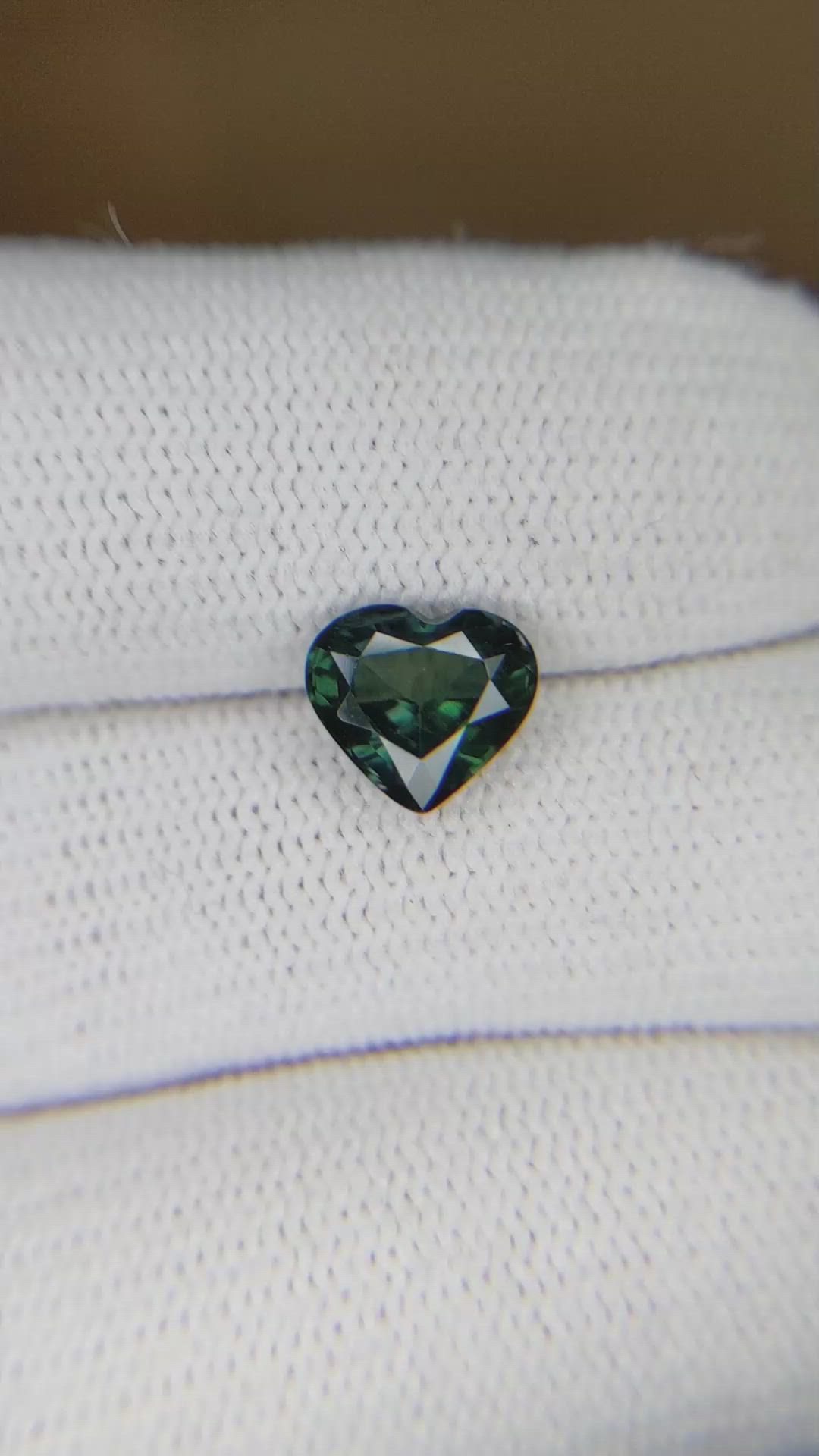 1.86 Ct. Bluish Green Sapphire from Ceylon (Sri Lanka) Size Video