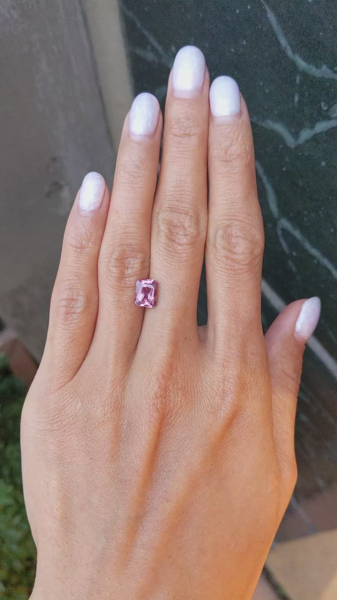 2.27 Ct. Pink Sapphire from Madagascar Size Video
