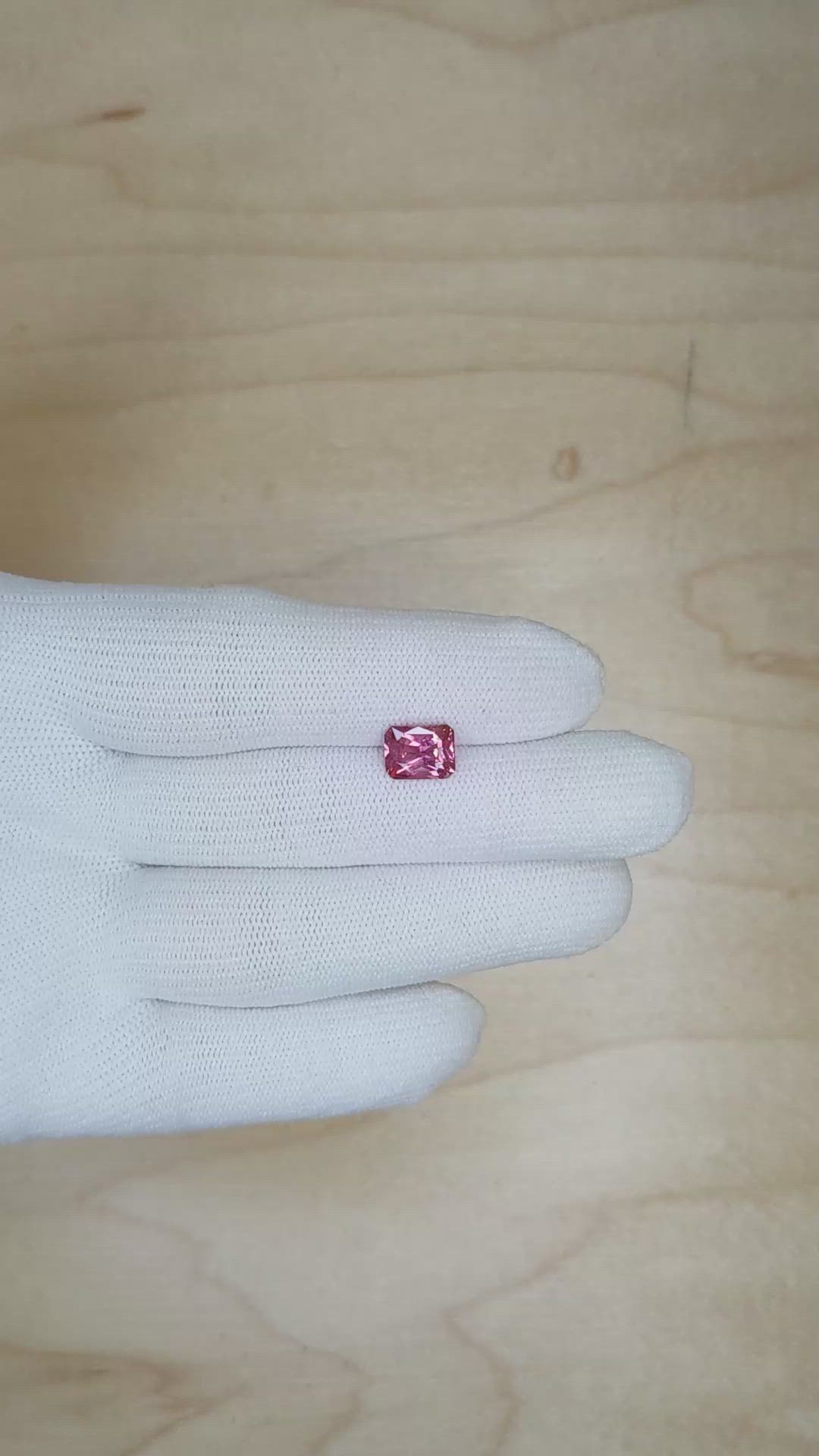 2.27 Ct. Pink Sapphire from Madagascar Size Video