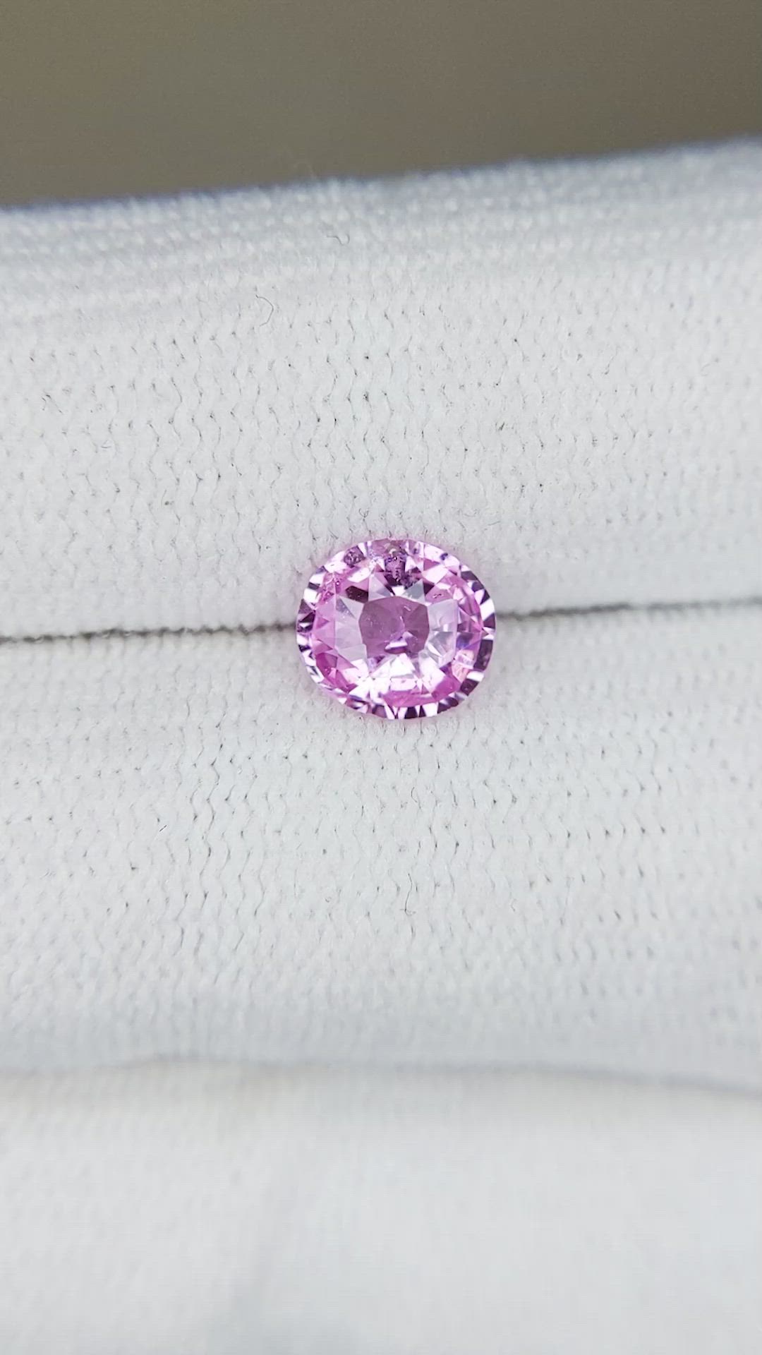 1.06 Ct. Pink Sapphire from Madagascar Size Video